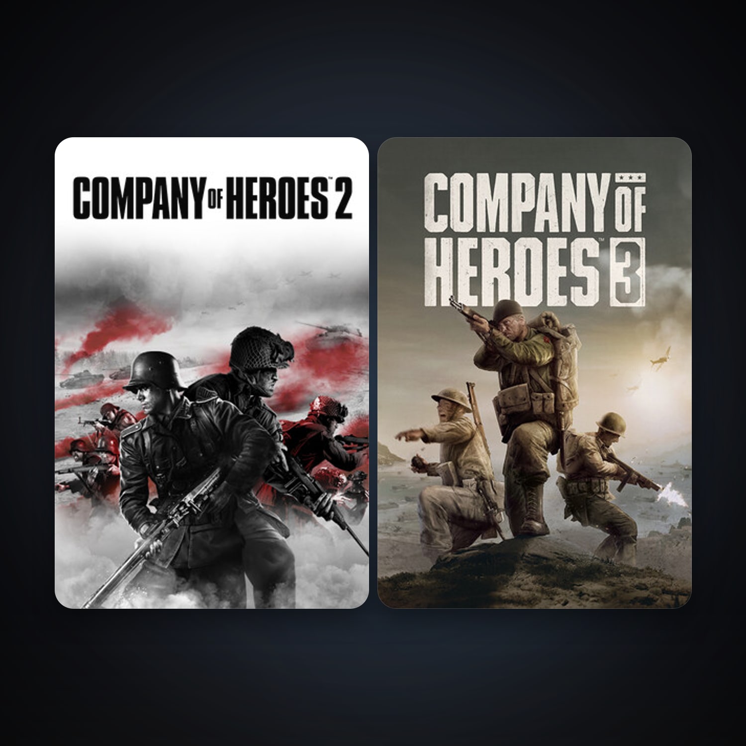 Company of Heroes 2 + Company of Heroes 3, 2 games, clean — HabibiAccounts