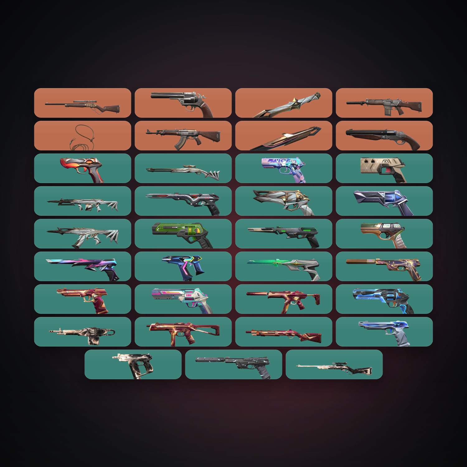 EU Plat 2 locker — 3 knives, 36 skins, lvl 308 — HabibiAccounts