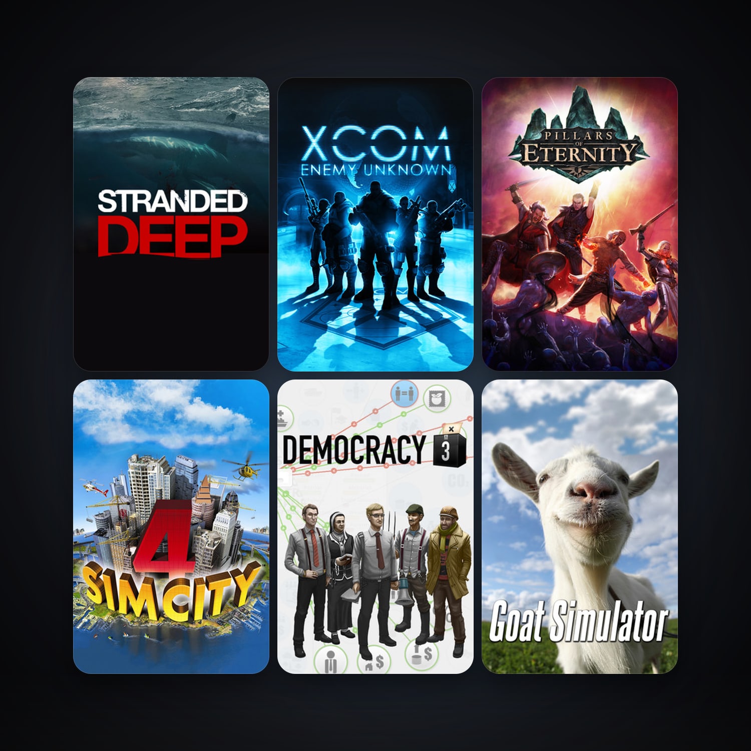 SimCity 4 Deluxe Edition + XCOM: Enemy Unknown, 23 games, clean — HabibiAccounts