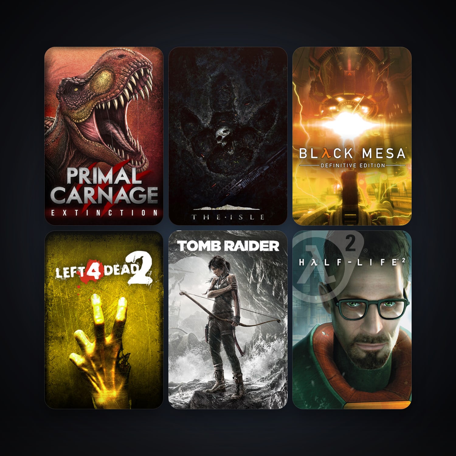 Half-Life 2 + Left 4 Dead 2, 48 games, Steam 10, clean — HabibiAccounts