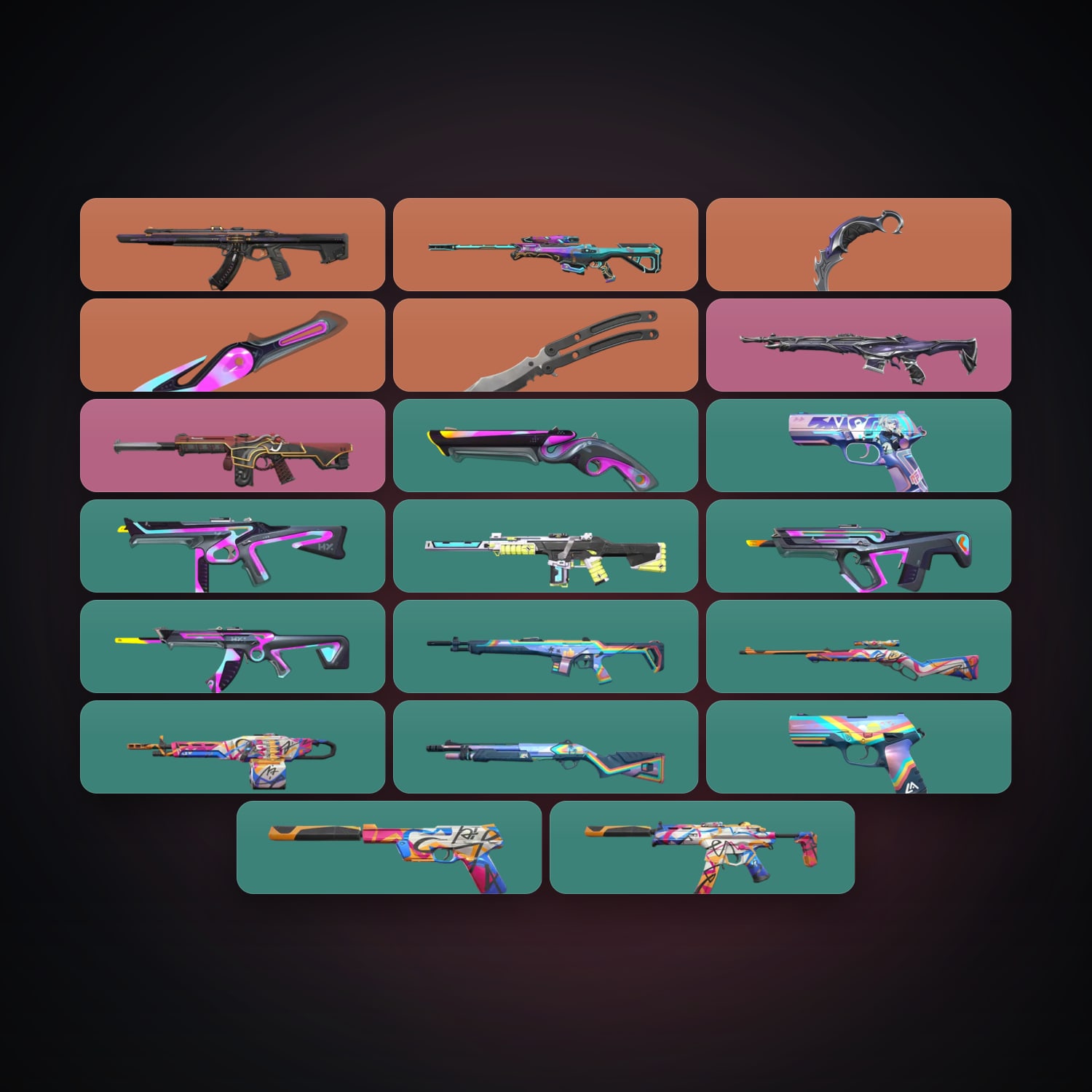 EU Iron 3 locker — 3 knives, 21 skins, lvl 106 — HabibiAccounts