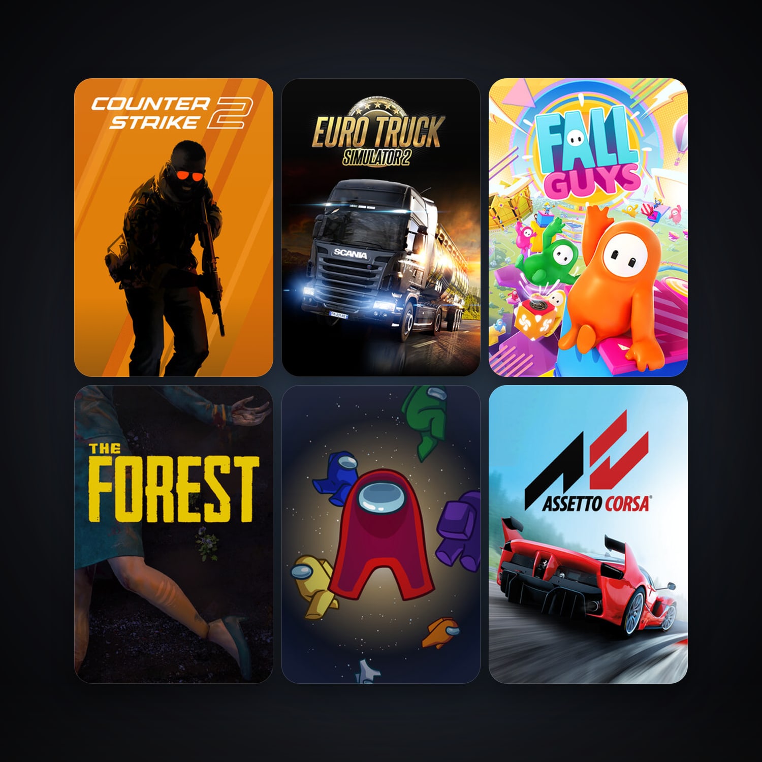 CS2 Prime + Euro Truck Simulator 2, 17 games, clean — HabibiAccounts