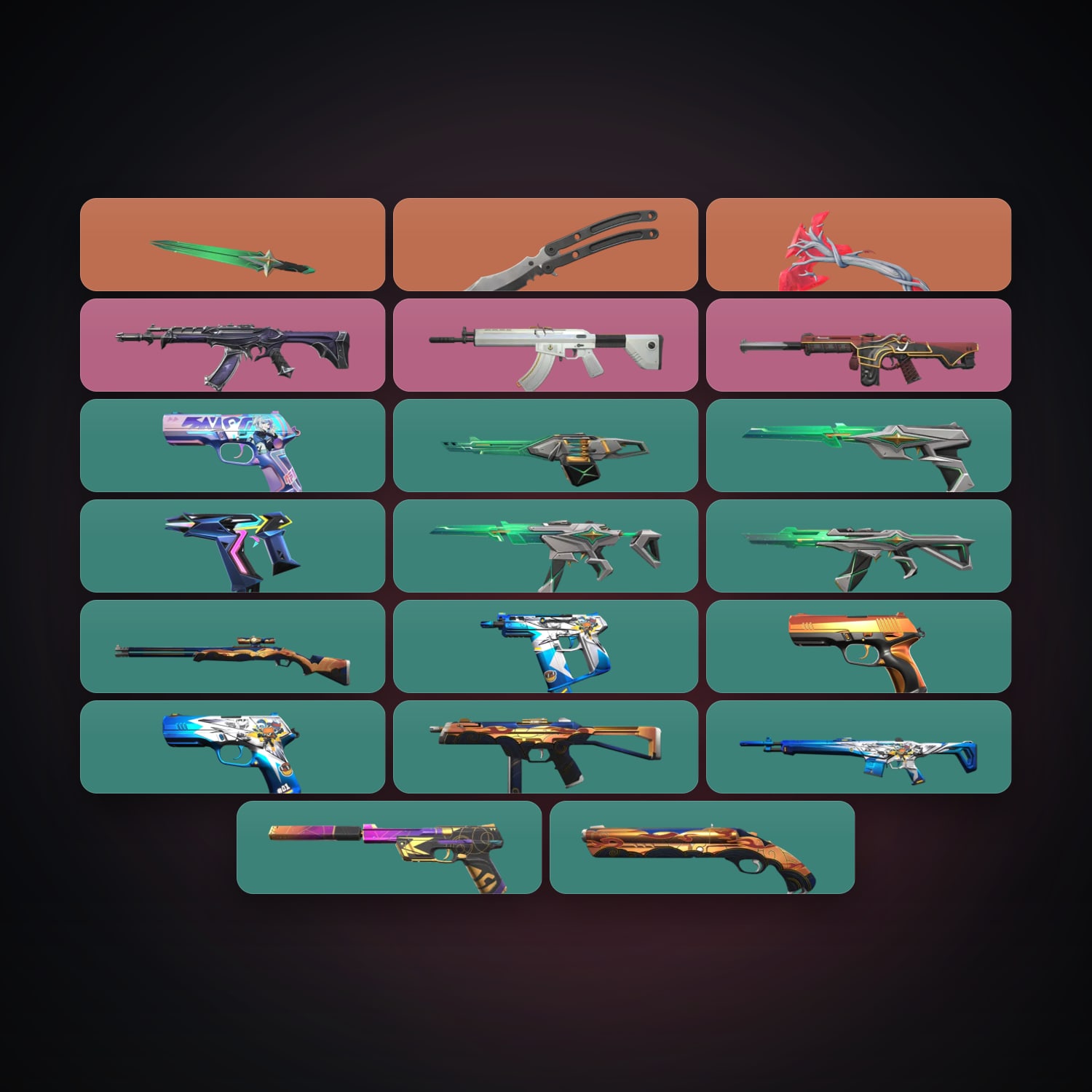 EU Gold 2 locker — 3 knives, 22 skins, lvl 113 — HabibiAccounts