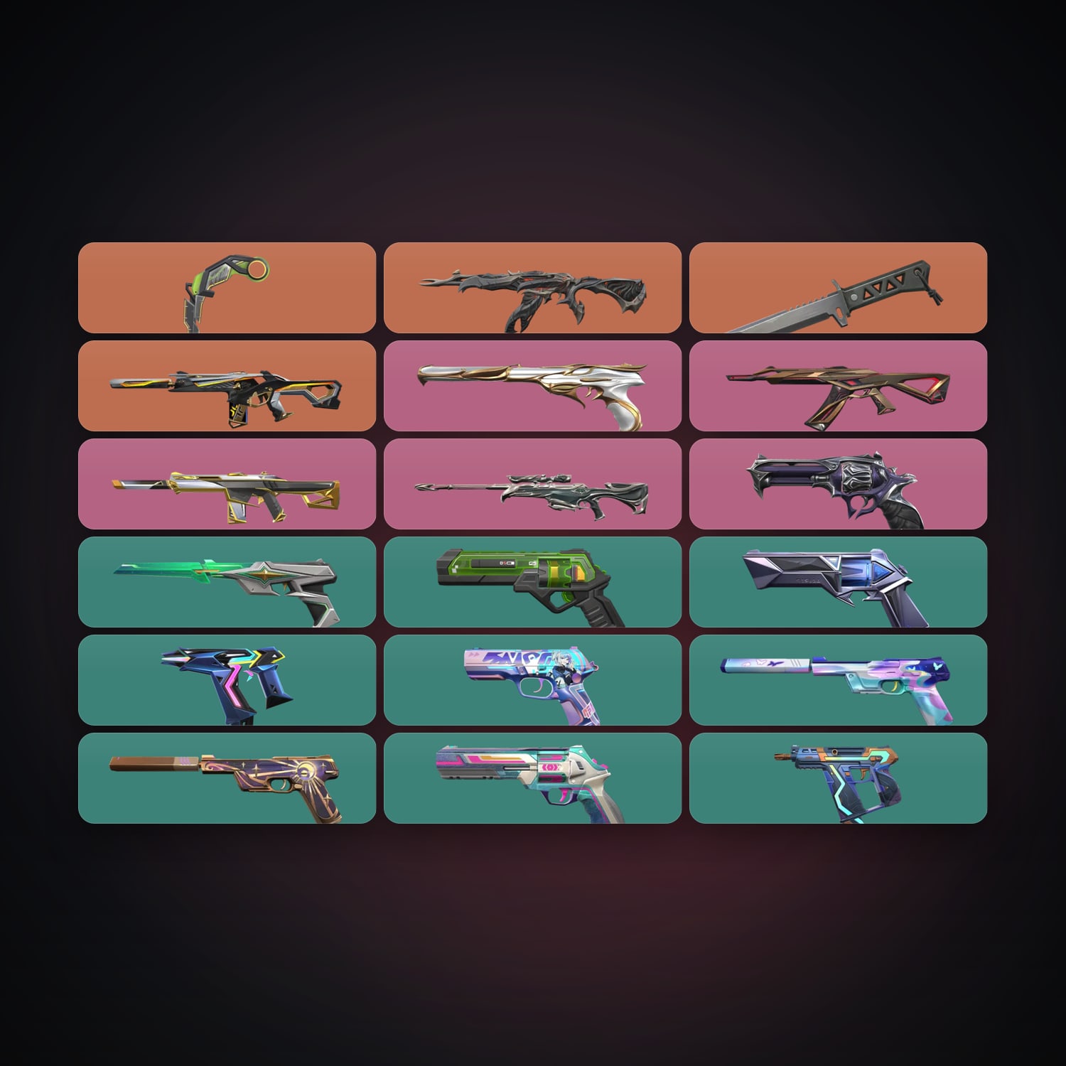 BR Gold 1 locker — 2 knives, 18 skins, lvl 171 — HabibiAccounts