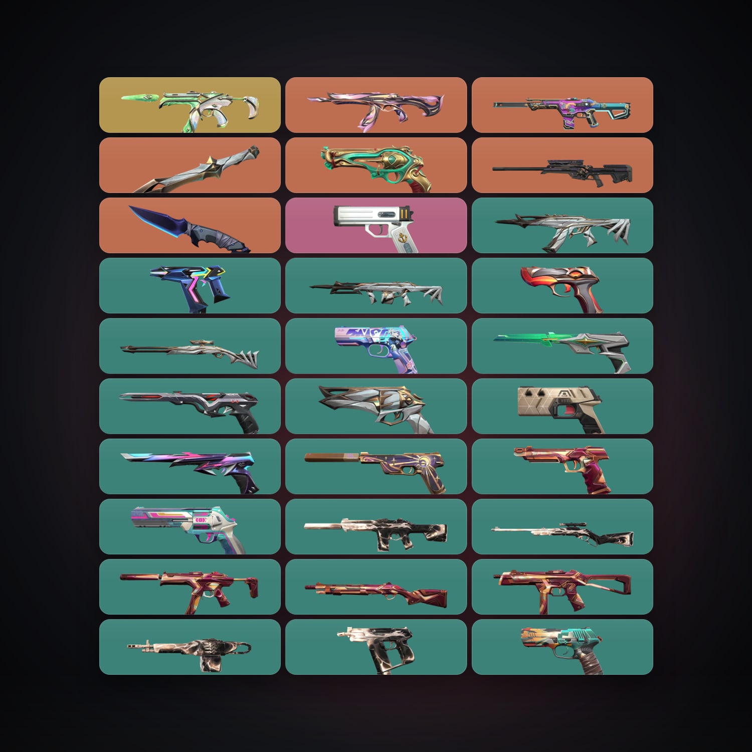 NA Silver 1 locker — 2 knives, 31 skins, lvl 263 — HabibiAccounts