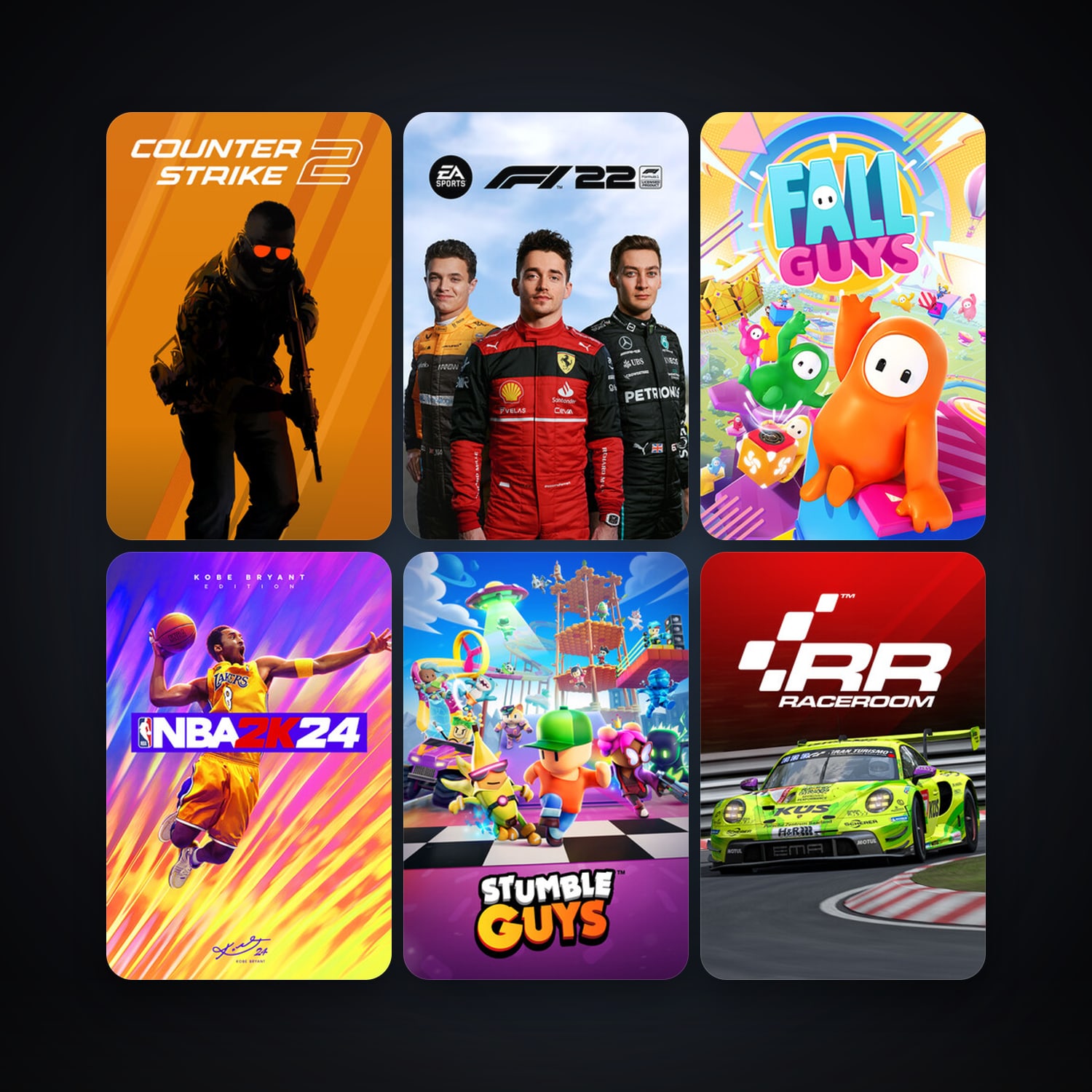 CS2 Prime + RaceRoom Racing Experience, 34 games, clean — HabibiAccounts