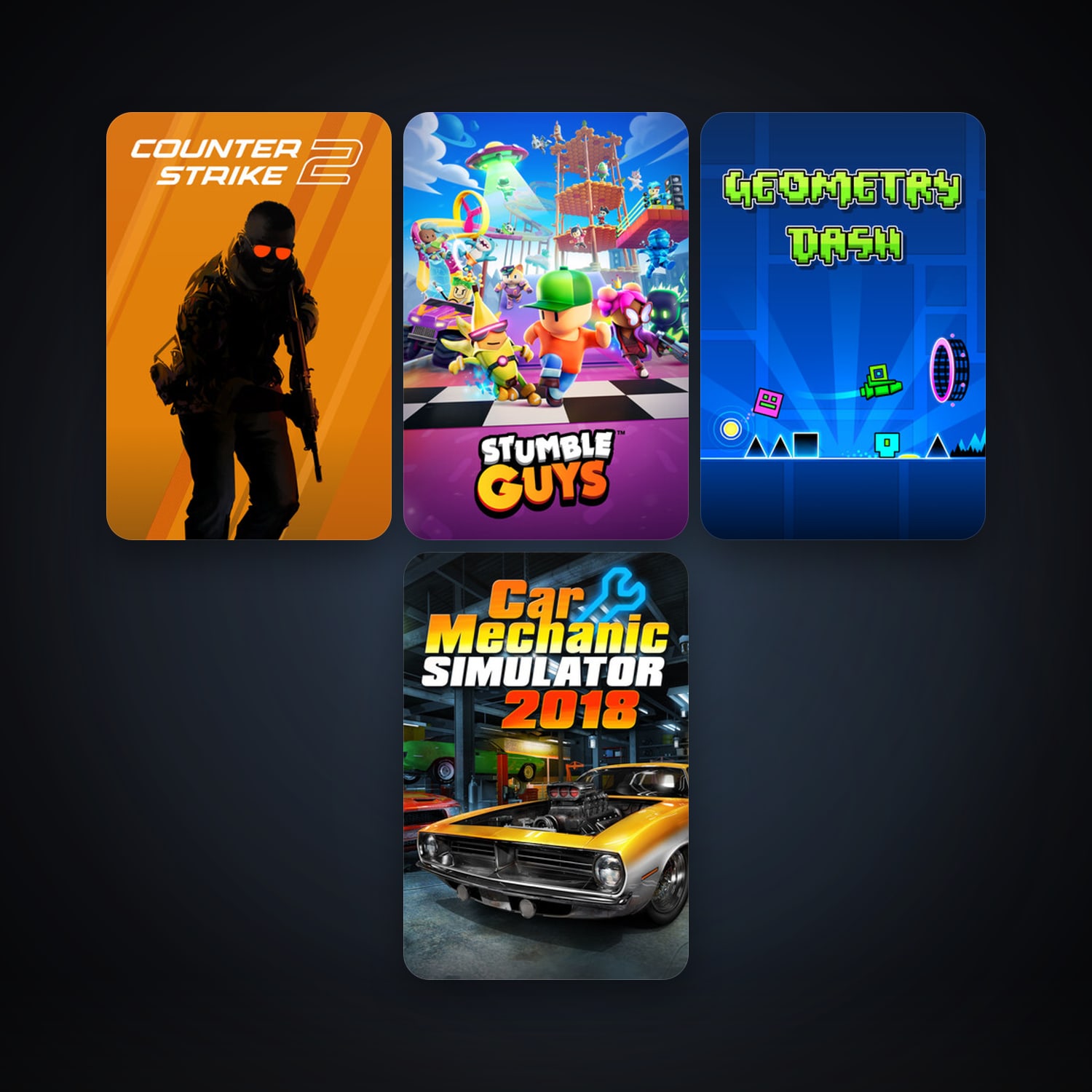 CS2 Prime + Geometry Dash, 13 games, clean — HabibiAccounts