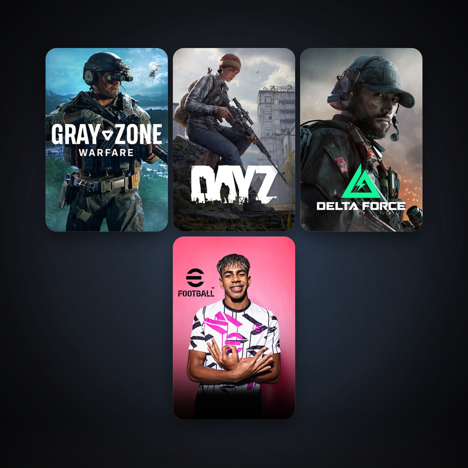 DayZ + eFootball 2024, 34 games, clean — HabibiAccounts