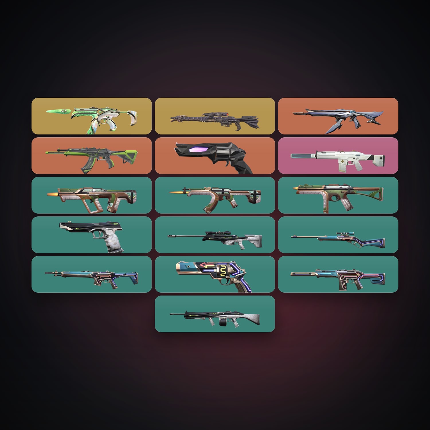NA Bronze 1 locker — 17 skins, lvl 25 — HabibiAccounts