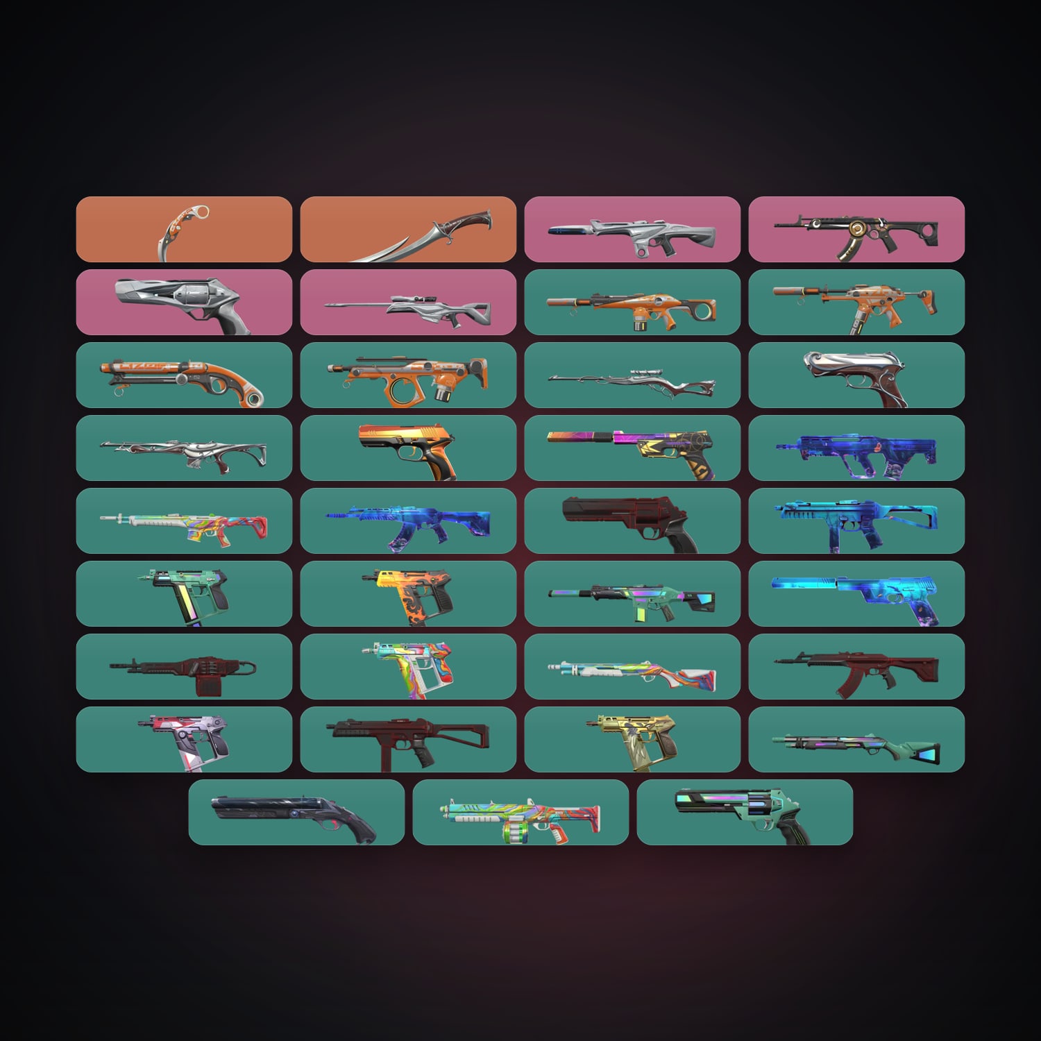 AP Plat 2 locker — 2 knives, 37 skins, lvl 152 — HabibiAccounts