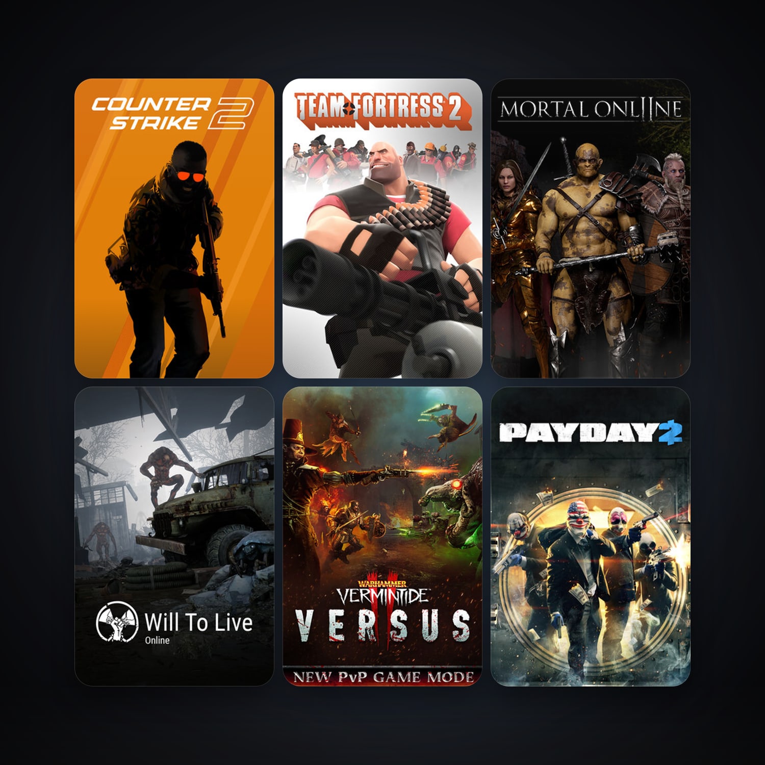 Team Fortress 2 + CS2 Prime, 108 games, Steam 29, clean — HabibiAccounts