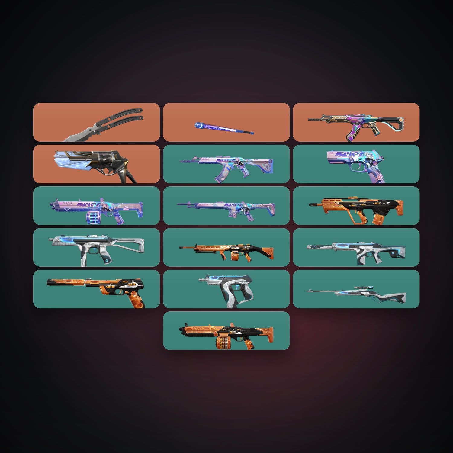 EU locker — 2 knives, 16 skins, lvl 27 — HabibiAccounts