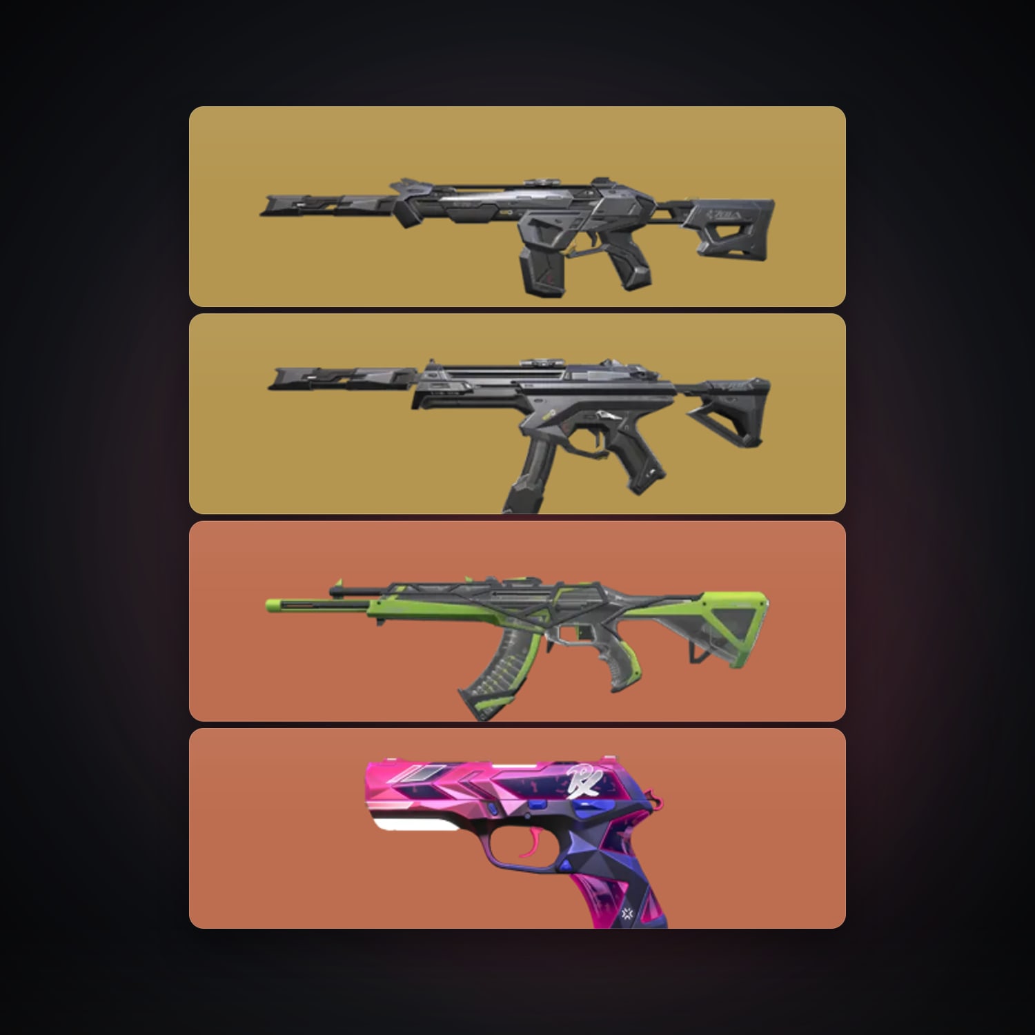 AP locker — 4 skins, lvl 23 — HabibiAccounts