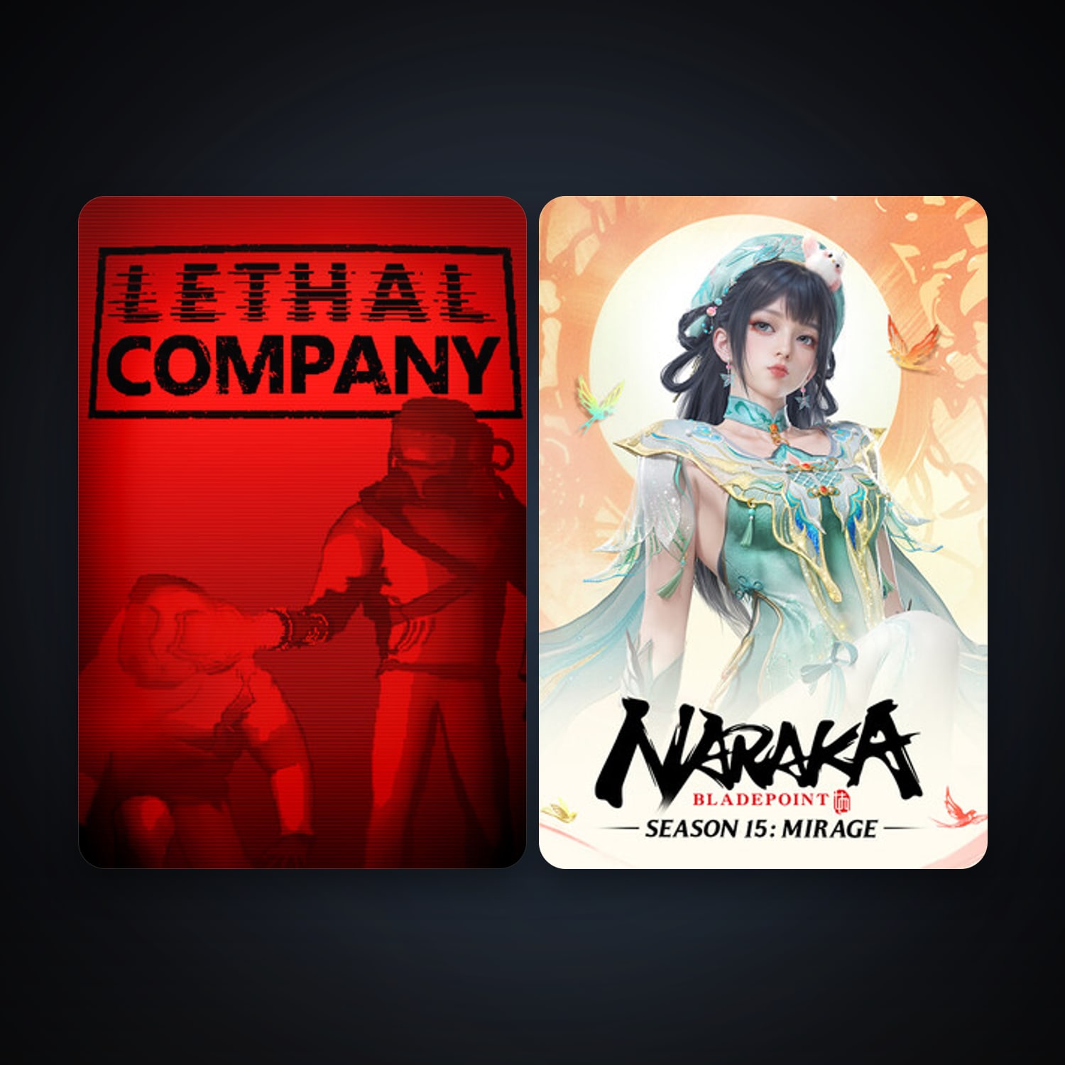 NARAKA: BLADEPOINT + Lethal Company, 2 games, clean — HabibiAccounts