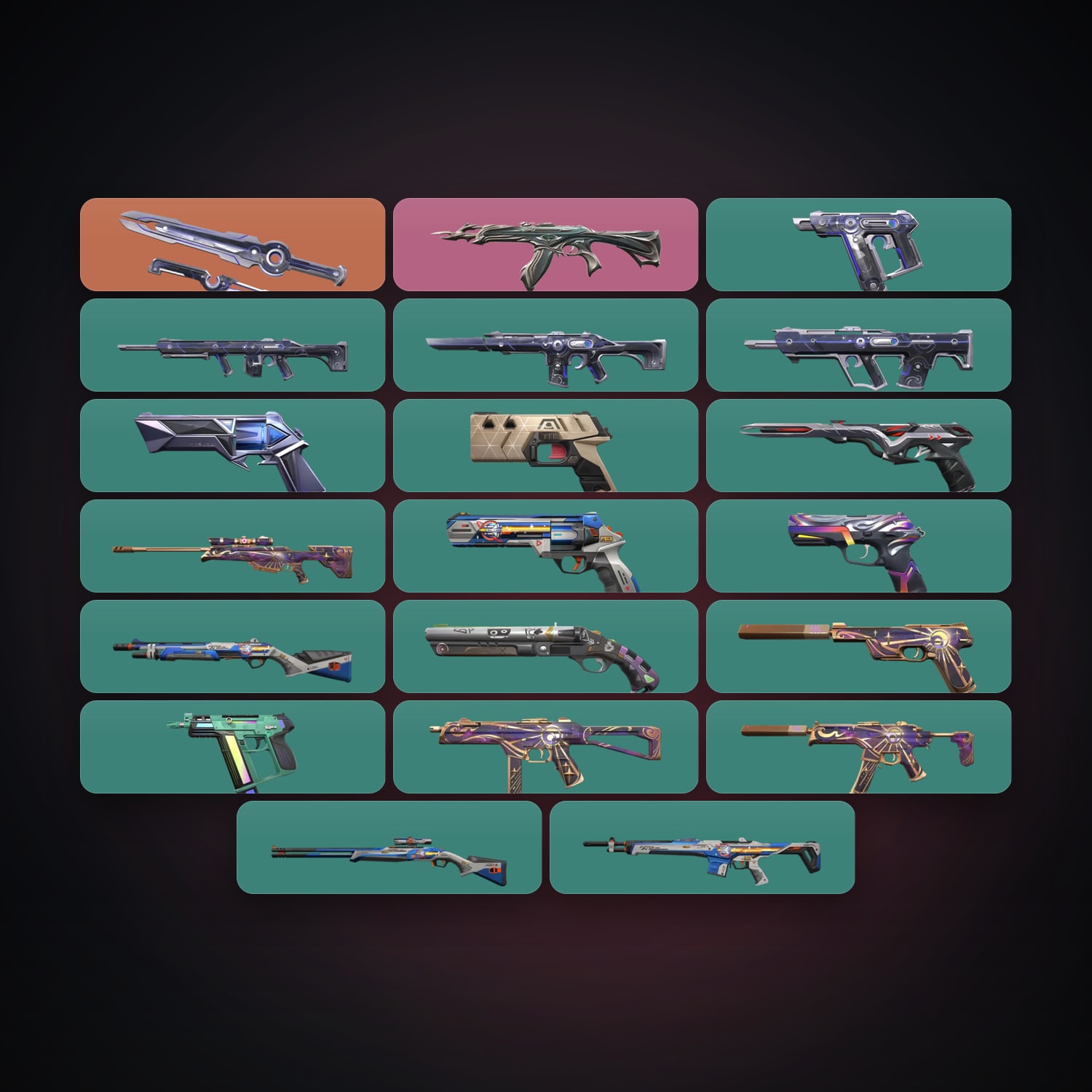 EU Gold 1 locker — 1 knives, 20 skins, lvl 138 — HabibiAccounts