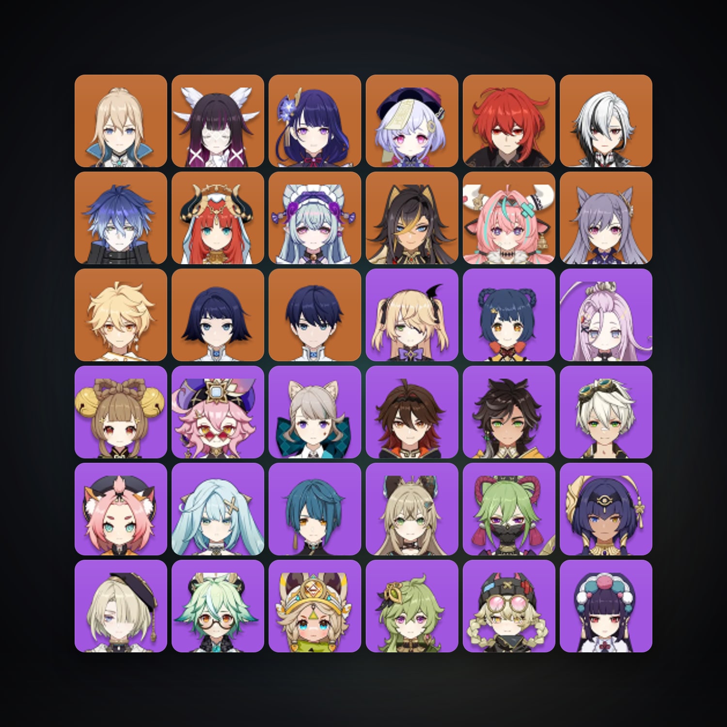 Genshin Impact | AR 56 | 57 Chars | 12× 5★ — Genshin / miHoYo Account — HabibiAccounts