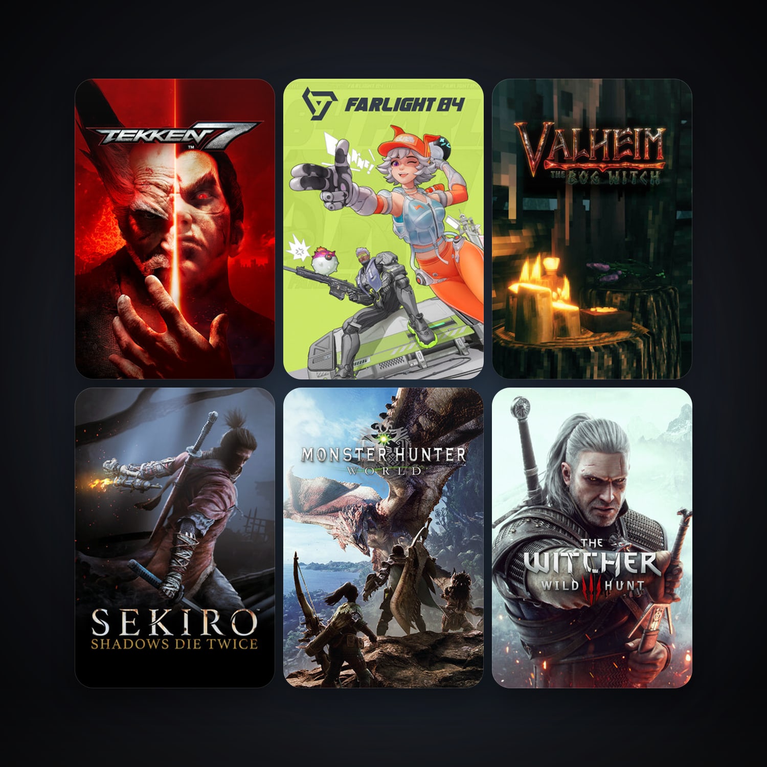 The Witcher 3: Wild Hunt + TEKKEN 7, 54 games, clean — HabibiAccounts
