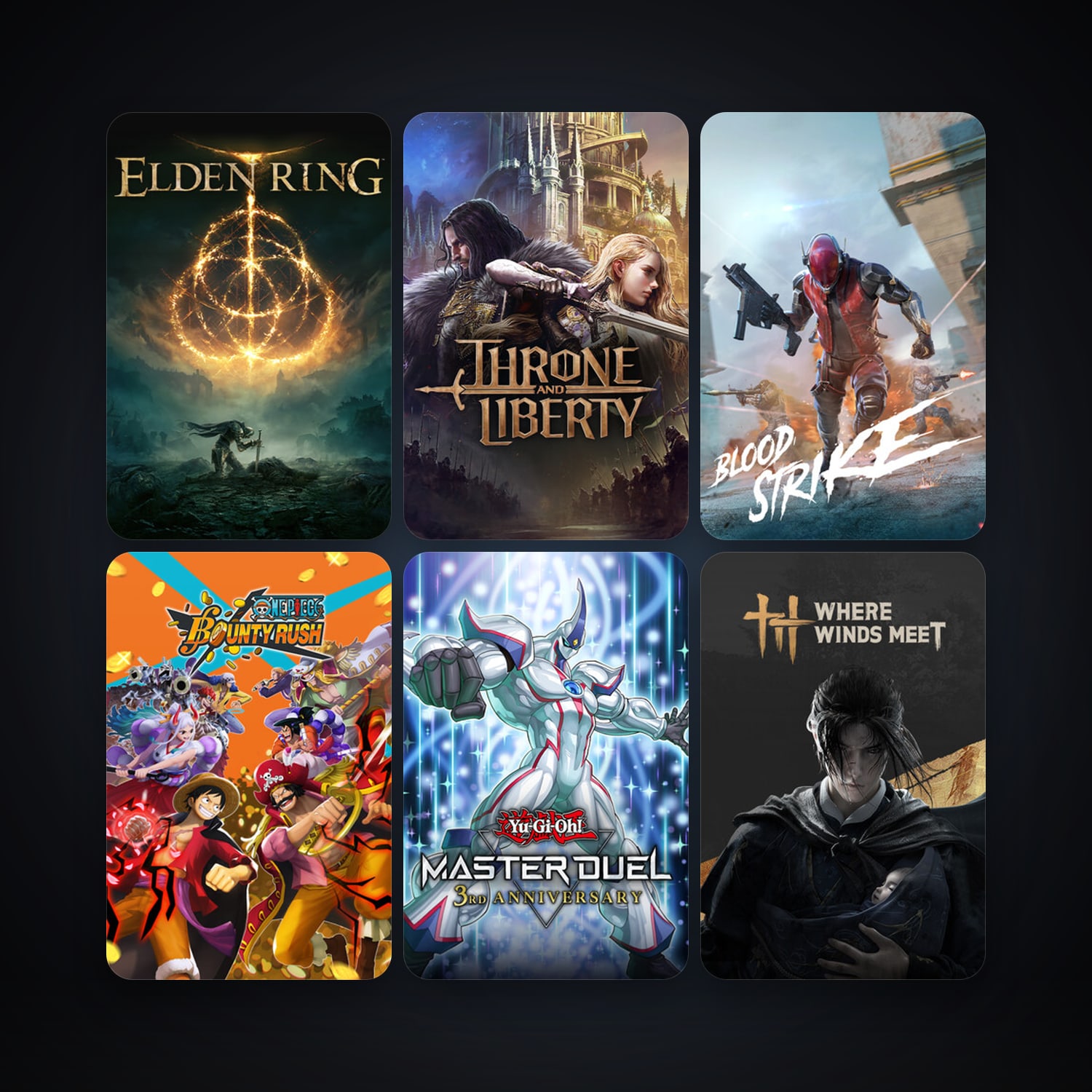 ELDEN RING + Yu-Gi-Oh! Master Duel, 45 games, clean — HabibiAccounts