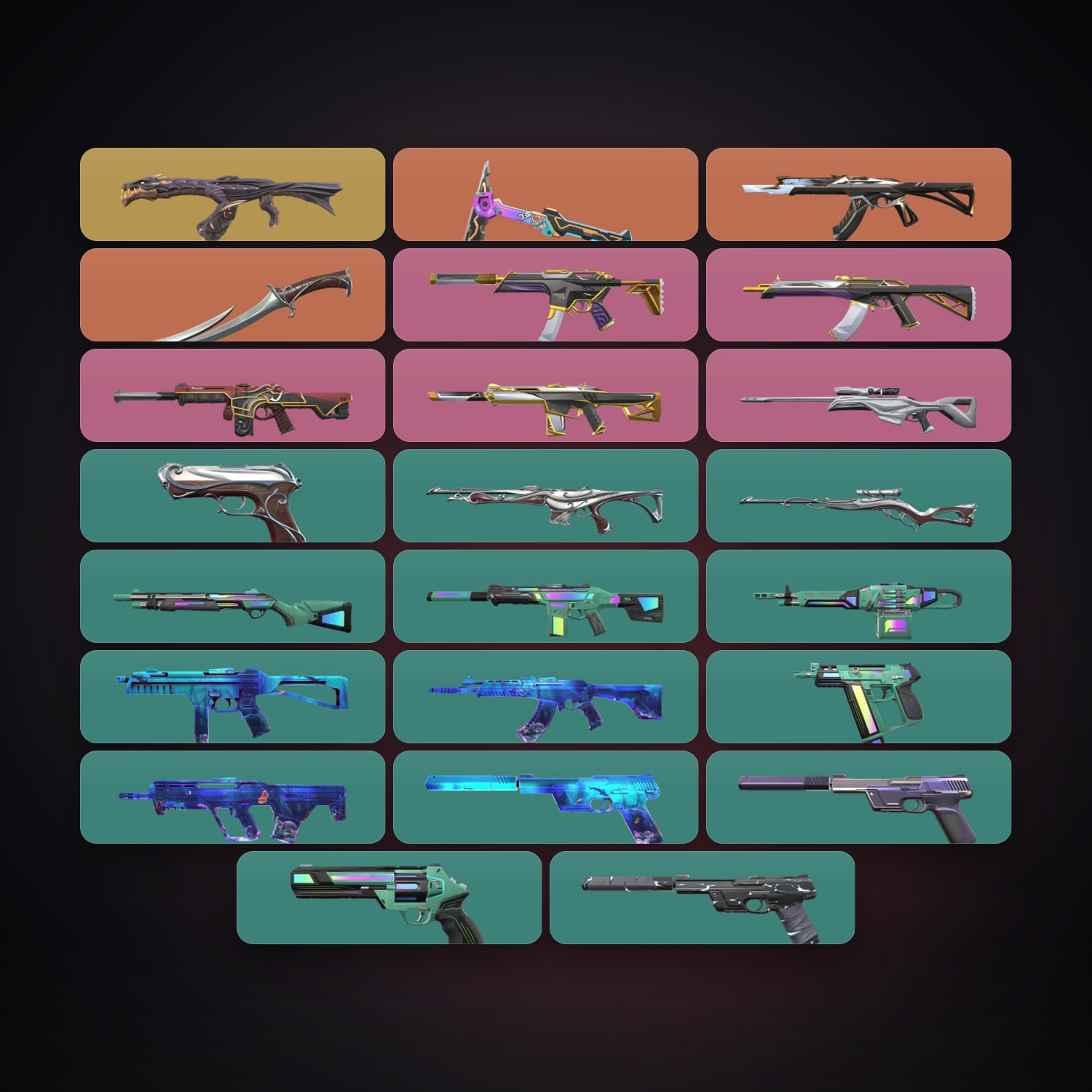 AP Silver 3 locker — 2 knives, 23 skins, lvl 51 — HabibiAccounts