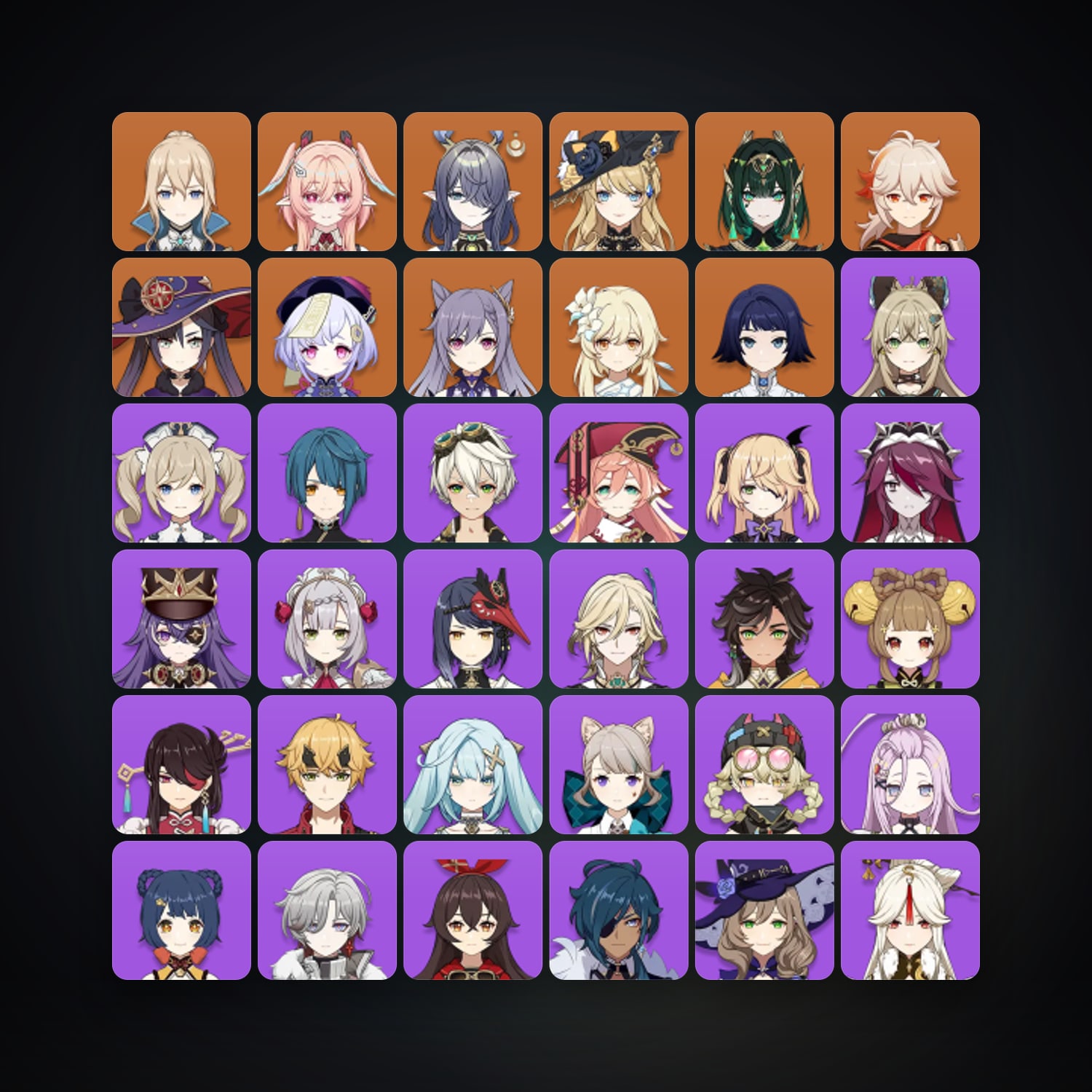 Genshin Impact | AR 55 | 46 Chars | 9× 5★ — HabibiAccounts