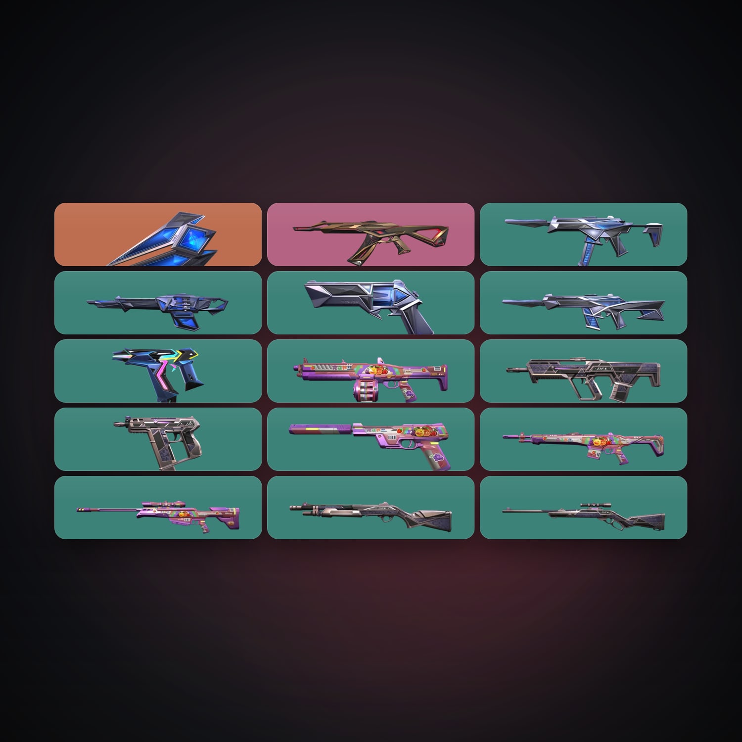 AP Ascendant 1 locker — 1 knives, 15 skins, lvl 109 — HabibiAccounts