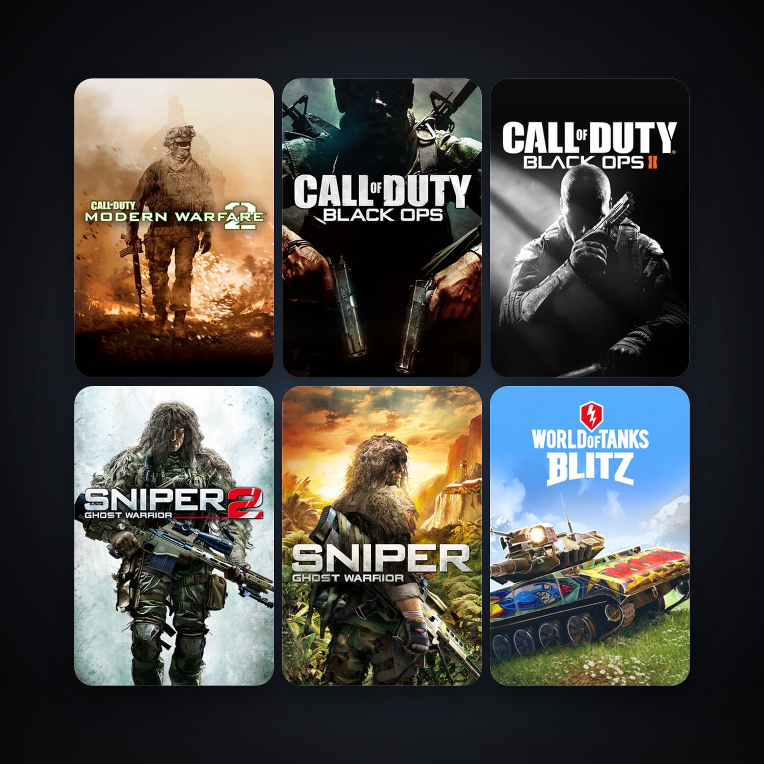 Call of Duty: Modern Warfare 2 (2009) + Call of Duty: Modern Warfare 2 - Multiplayer (2009), 10 games, clean — HabibiAccounts