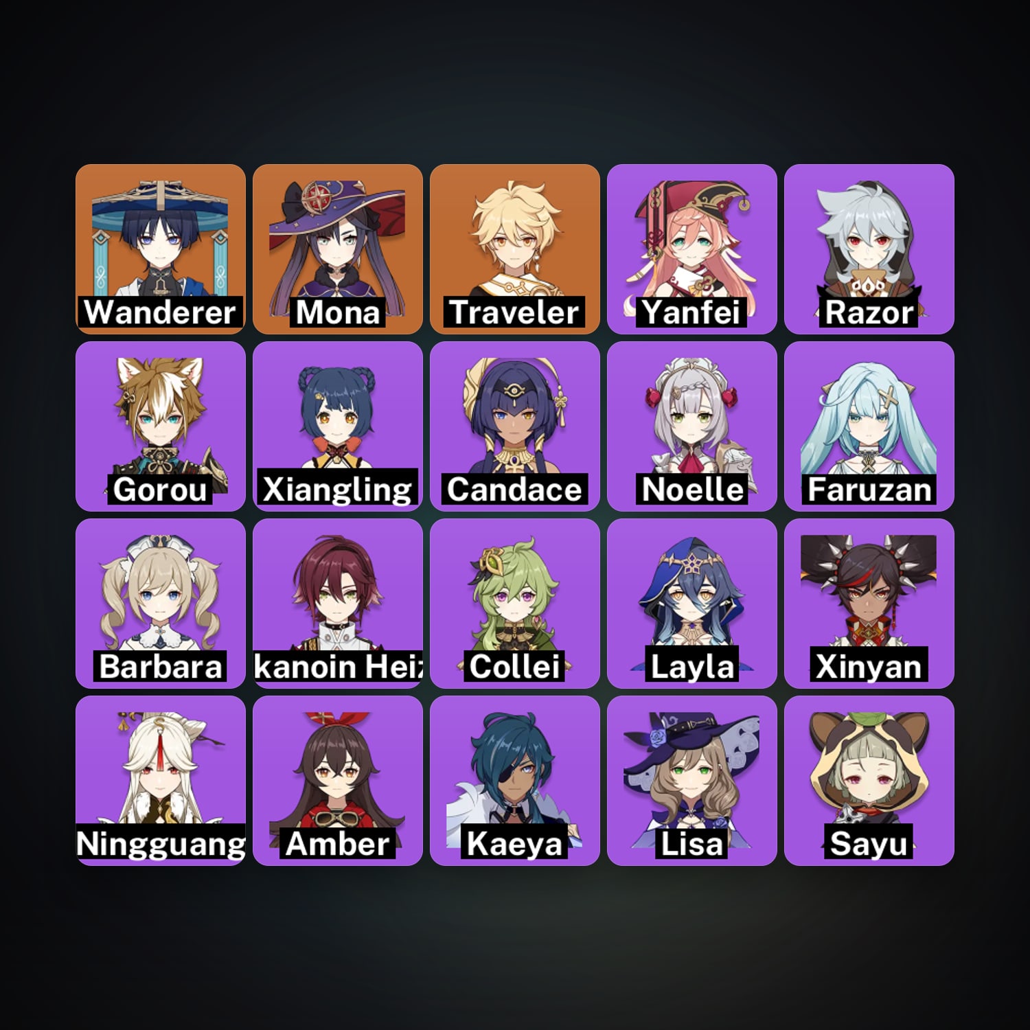 Genshin Impact | AR 45 | 21 Chars | 2× 5★ — Genshin / miHoYo Account — HabibiAccounts