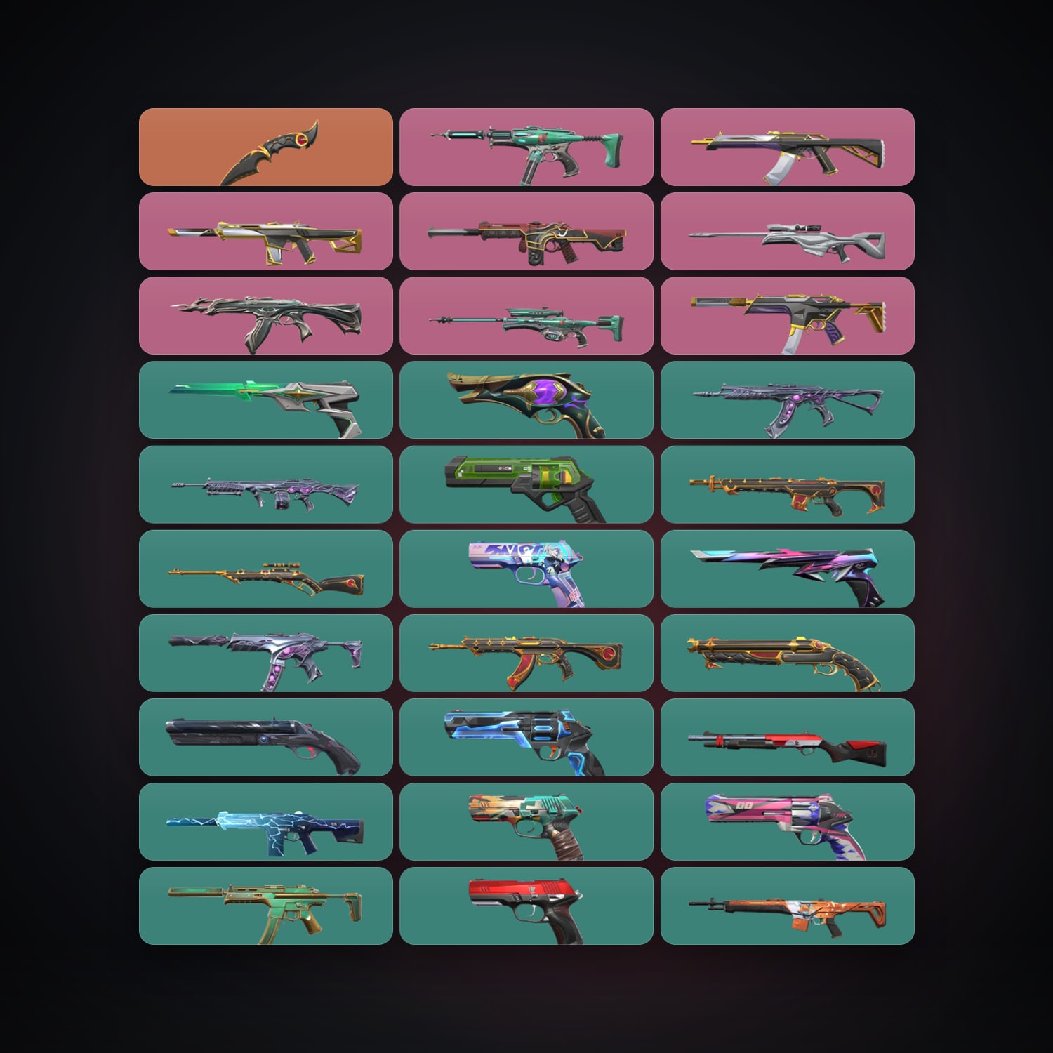 AP Silver 1 locker — 1 knives, 41 skins, lvl 266 — HabibiAccounts