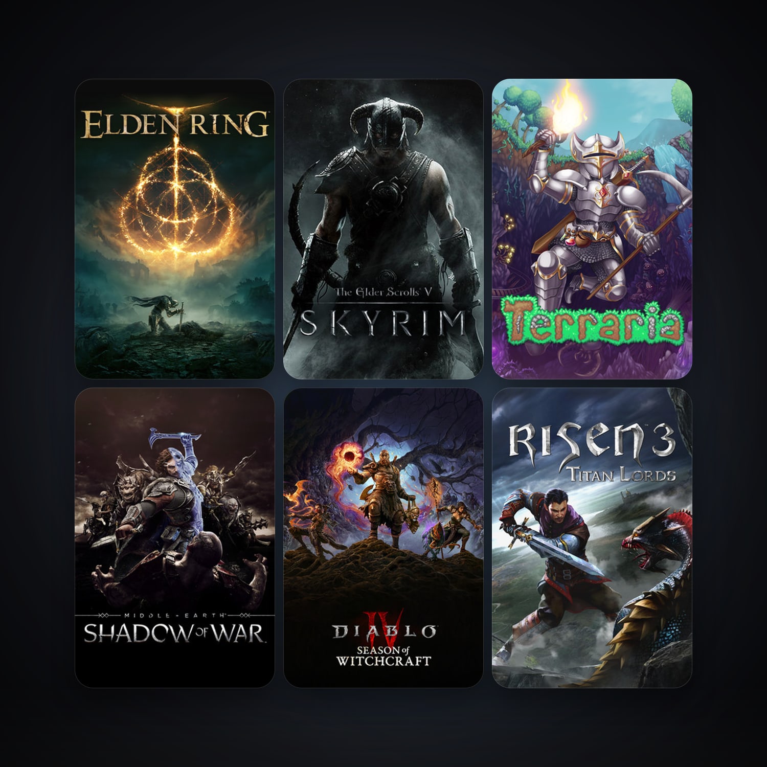 The Elder Scrolls V: Skyrim + Terraria, 66 games, Steam 10, clean — HabibiAccounts
