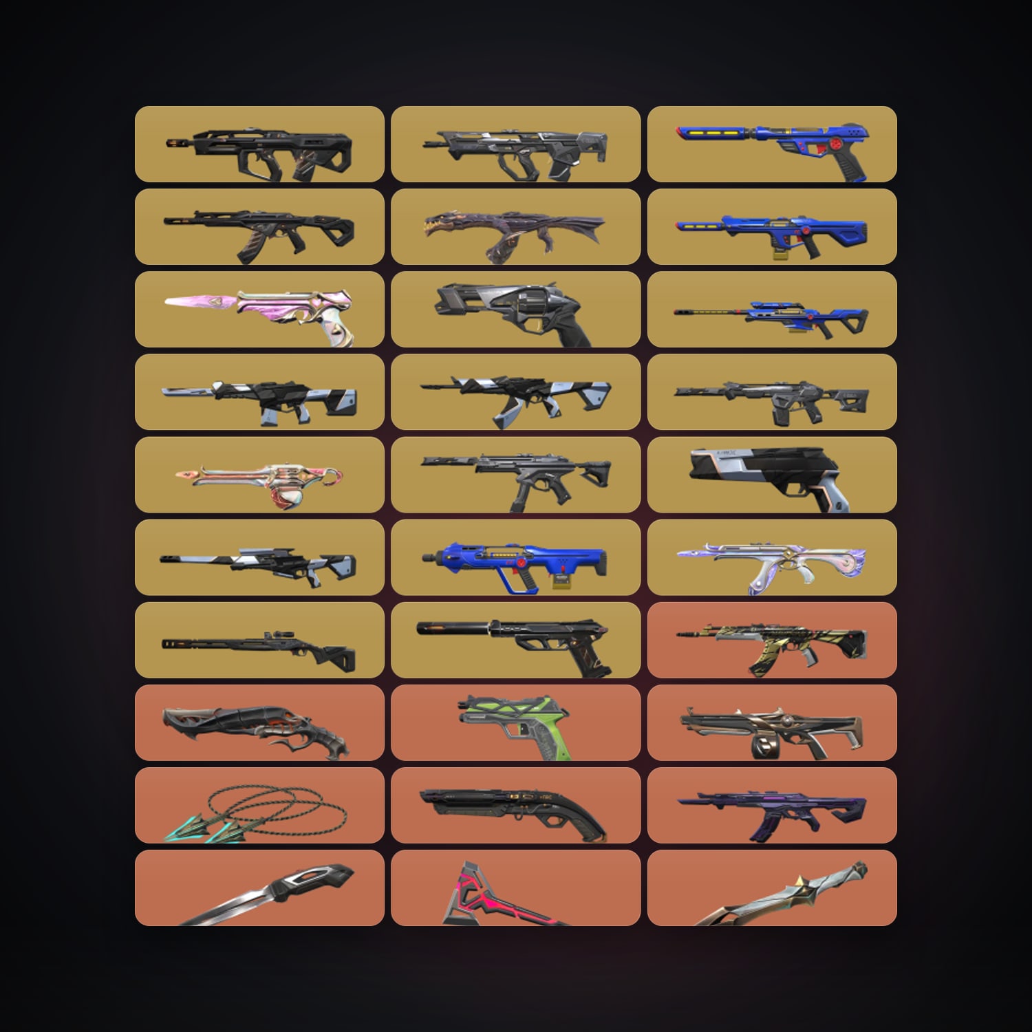 EU Diamond 2 locker — 55 knives, 414 skins, lvl 305 — HabibiAccounts