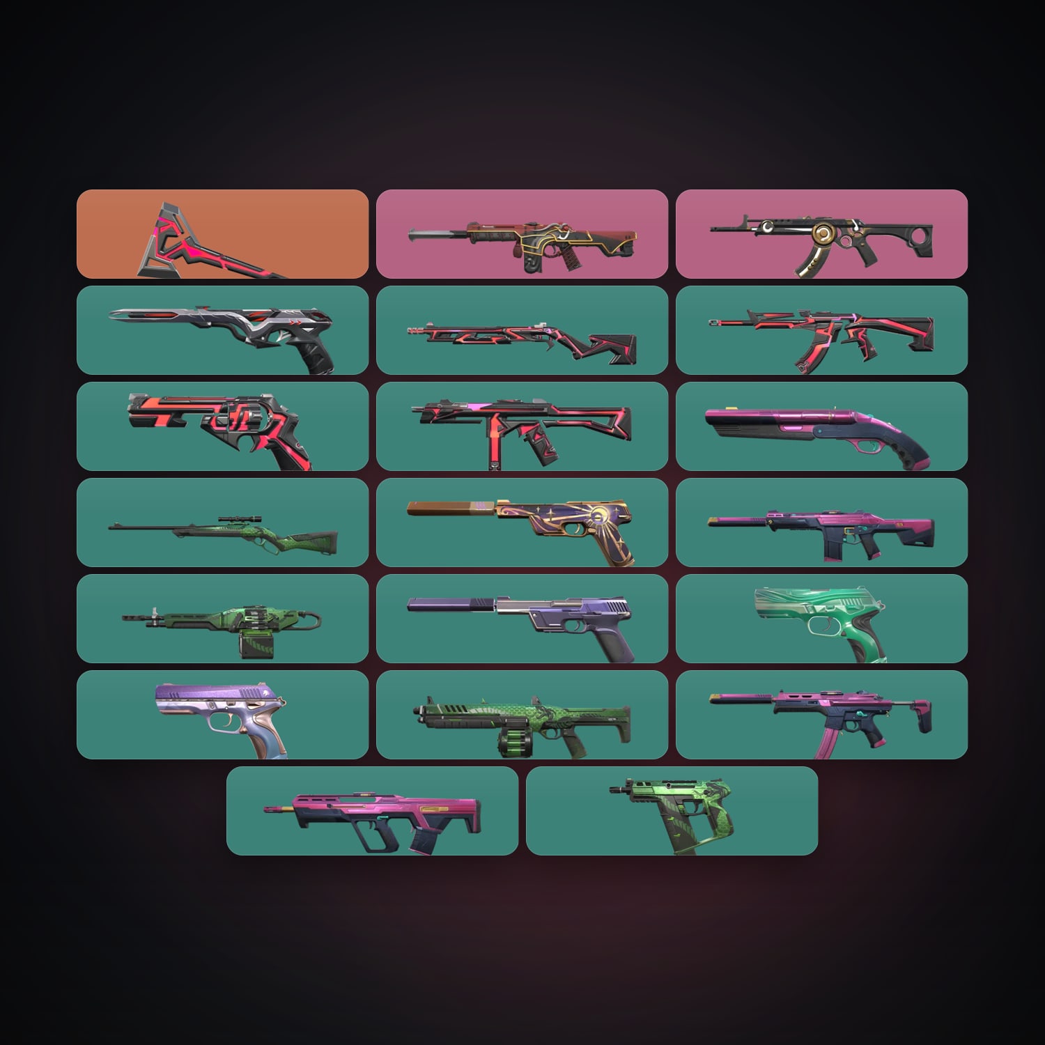 LA Bronze 2 locker — 1 knives, 20 skins, lvl 145 — HabibiAccounts