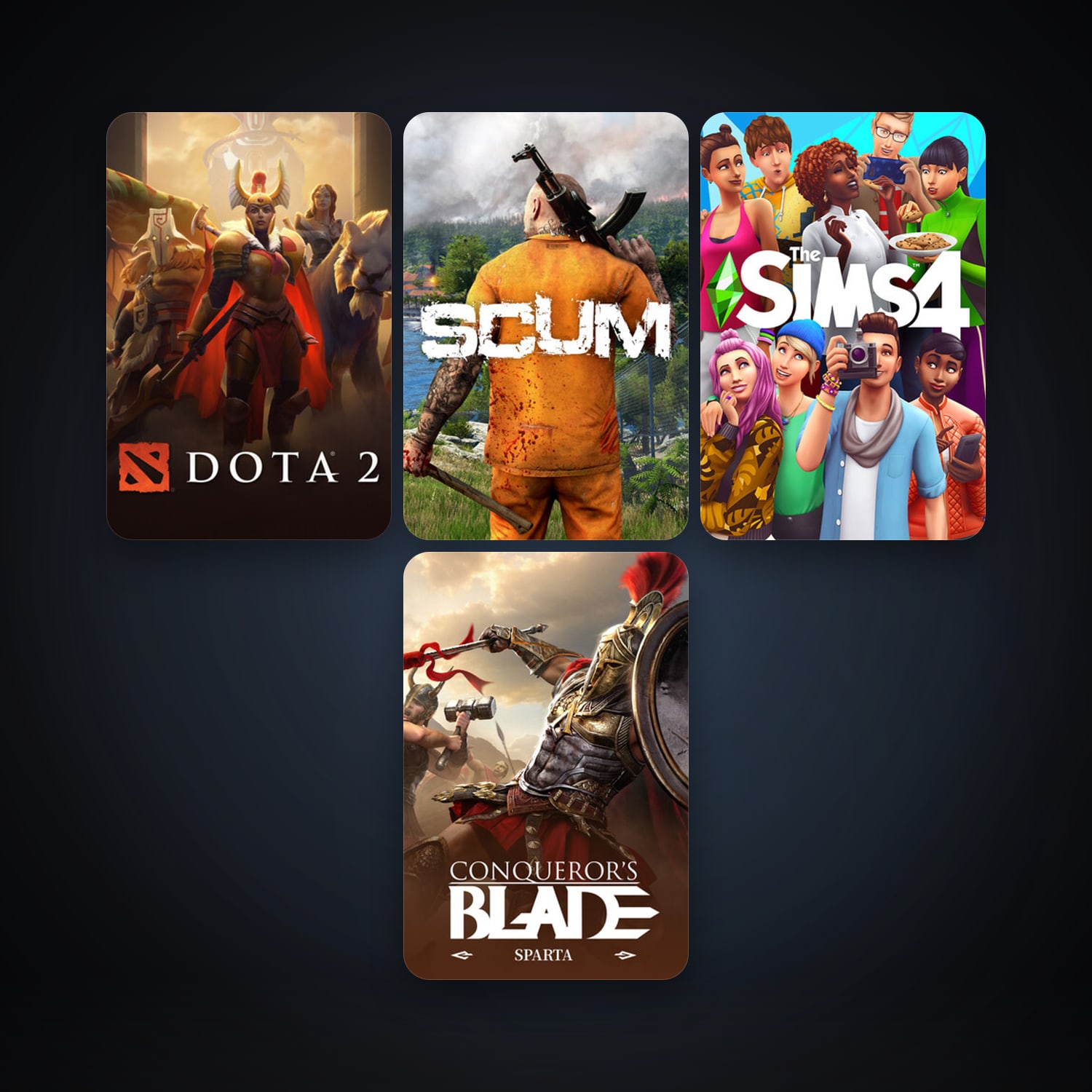 Dota 2 + SCUM, 5 games, clean — HabibiAccounts