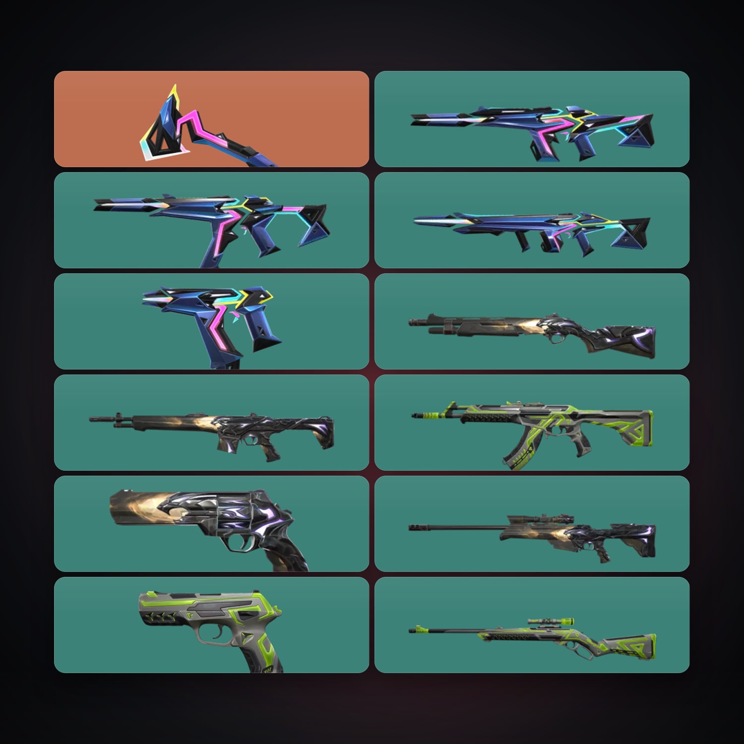 LA Bronze 2 locker — 1 knives, 12 skins, lvl 38 — HabibiAccounts