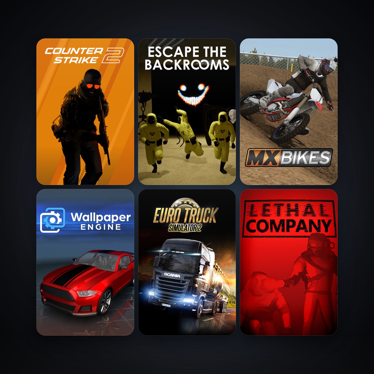CS2 Prime + Euro Truck Simulator 2, 33 games, clean — HabibiAccounts