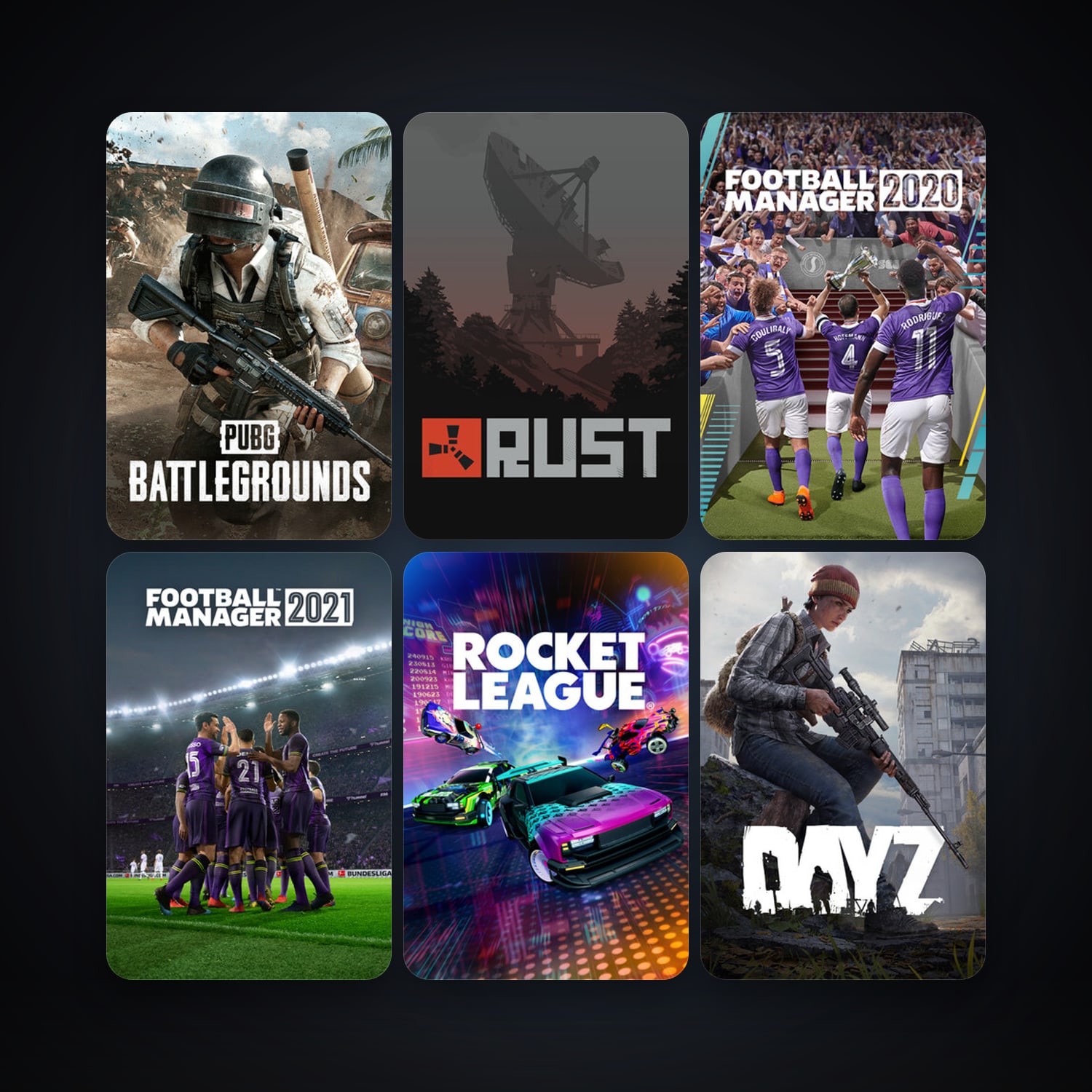 DayZ + Rust, 26 games, clean — HabibiAccounts