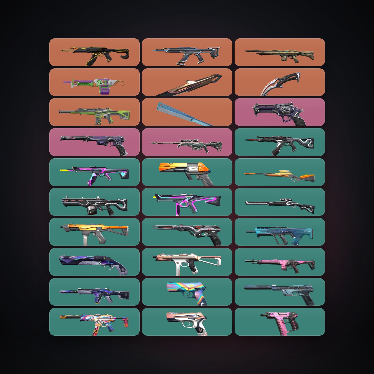 AP Ascendant 1 locker — 3 knives, 41 skins, lvl 95 — HabibiAccounts
