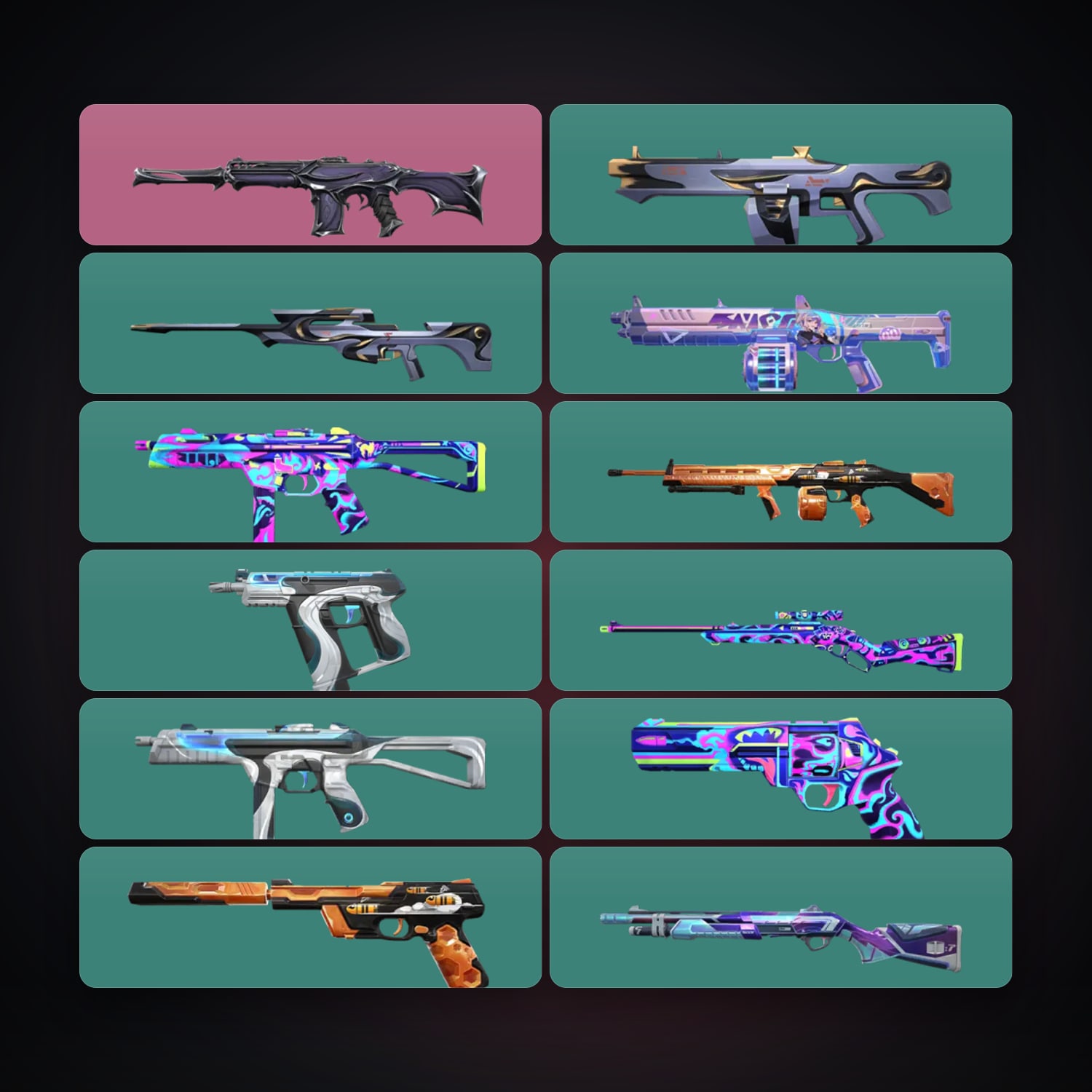 EU Gold 1 locker — 13 skins, lvl 28 — HabibiAccounts
