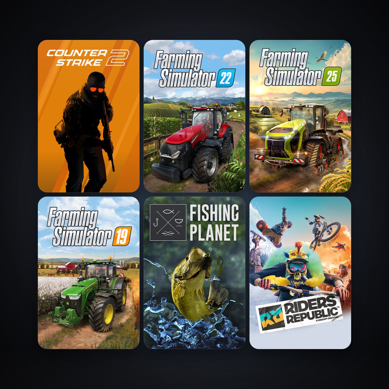 CS2 Prime + Fishing Planet, 14 games, clean — HabibiAccounts