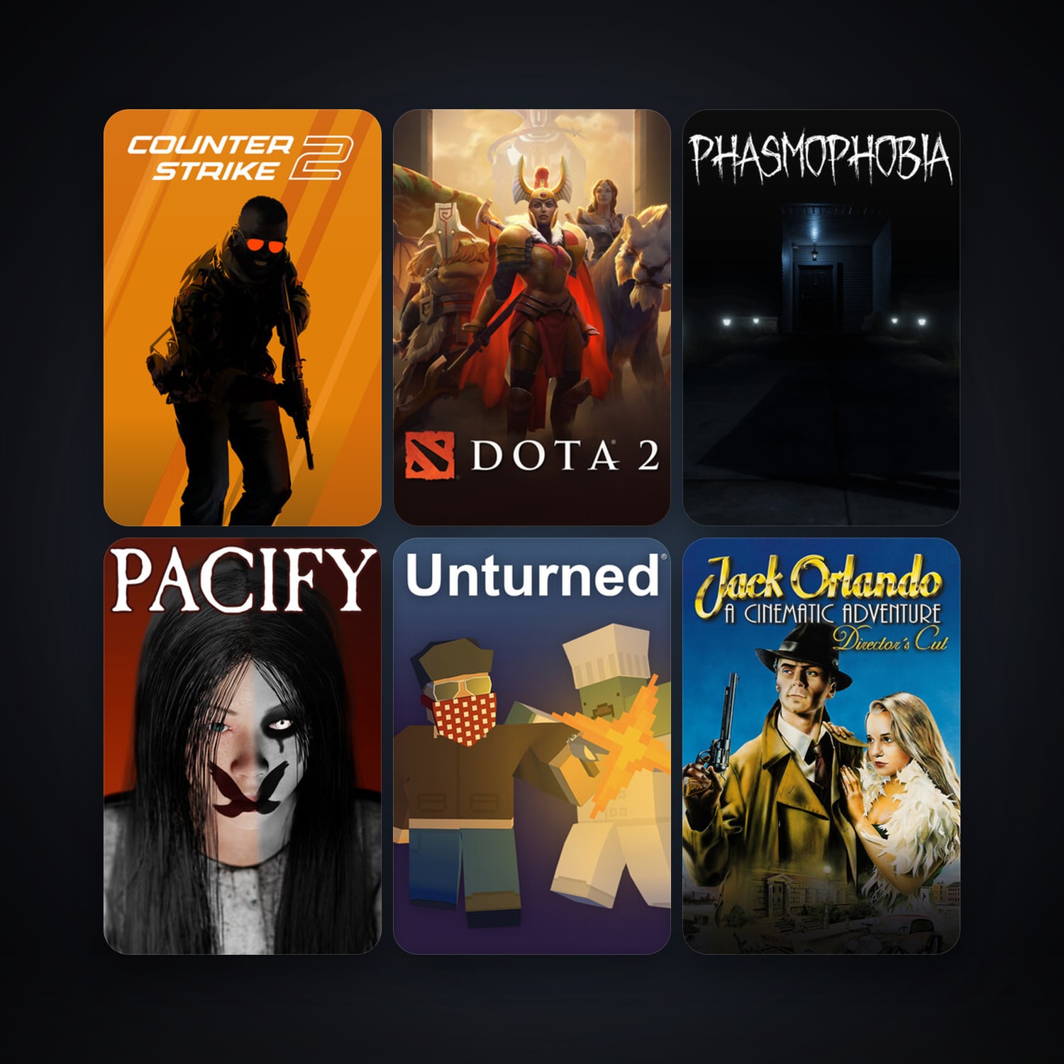 Steam account: Dota 2 + CS2 Prime, 6 games, clean — HabibiAccounts