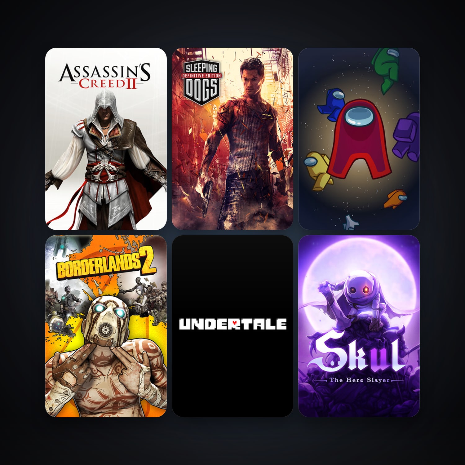 Assassin's Creed 2 Deluxe Edition + Borderlands 2, 11 games, clean — HabibiAccounts