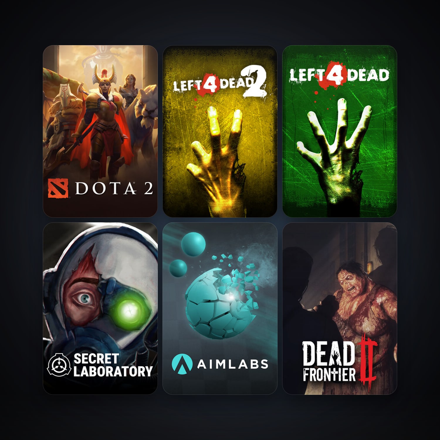 Left 4 Dead + Left 4 Dead 2, 7 games, clean — HabibiAccounts