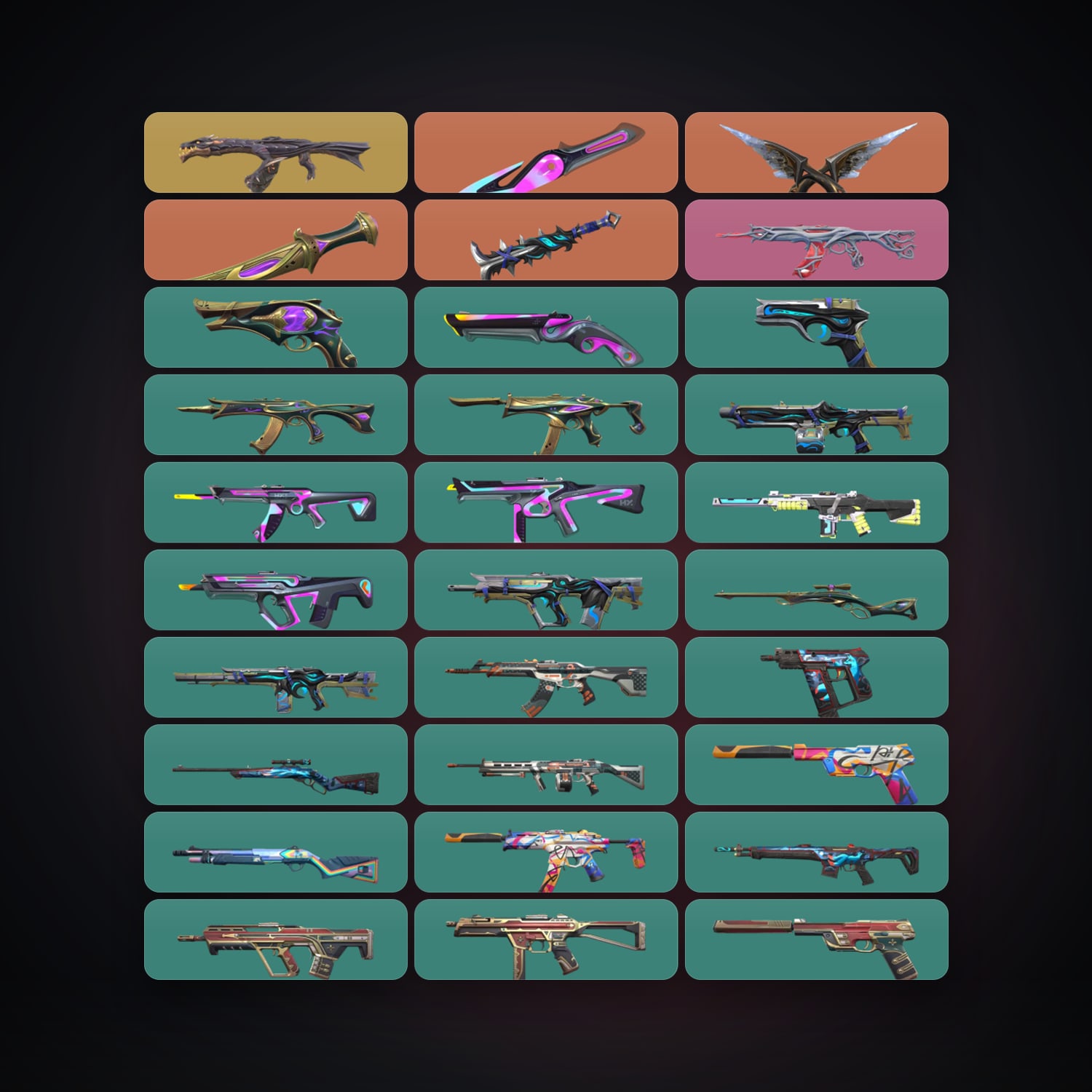 EU Gold 2 locker — 4 knives, 43 skins, lvl 89 — HabibiAccounts