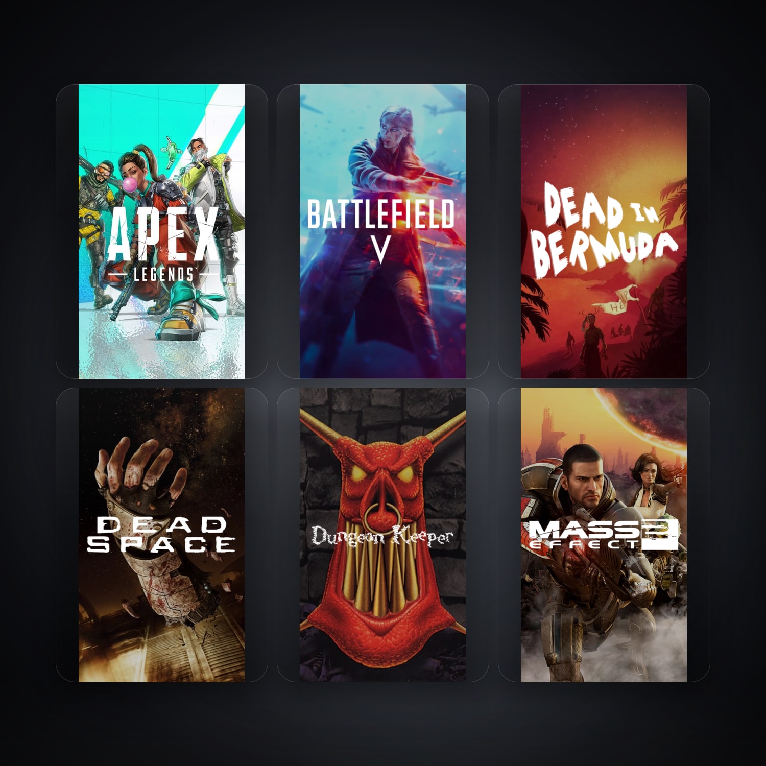 حساب إي إيه فيه Apex Legends وBattlefield V، PH، 10 ألعاب — HabibiAccounts