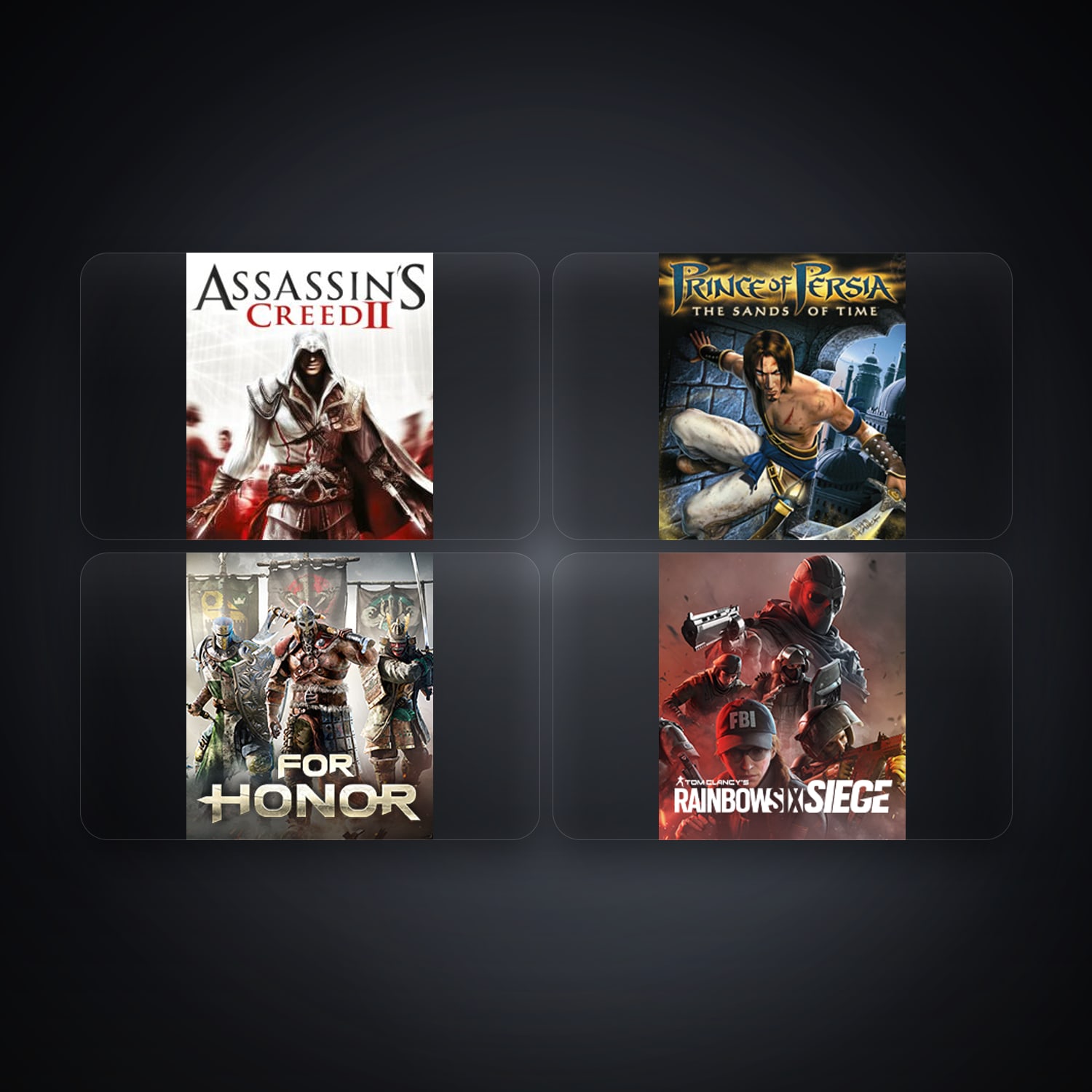Ubisoft Assassin's Creed II + Prince of Persia: The Sands of Time — IT — 4 games — HabibiAccounts