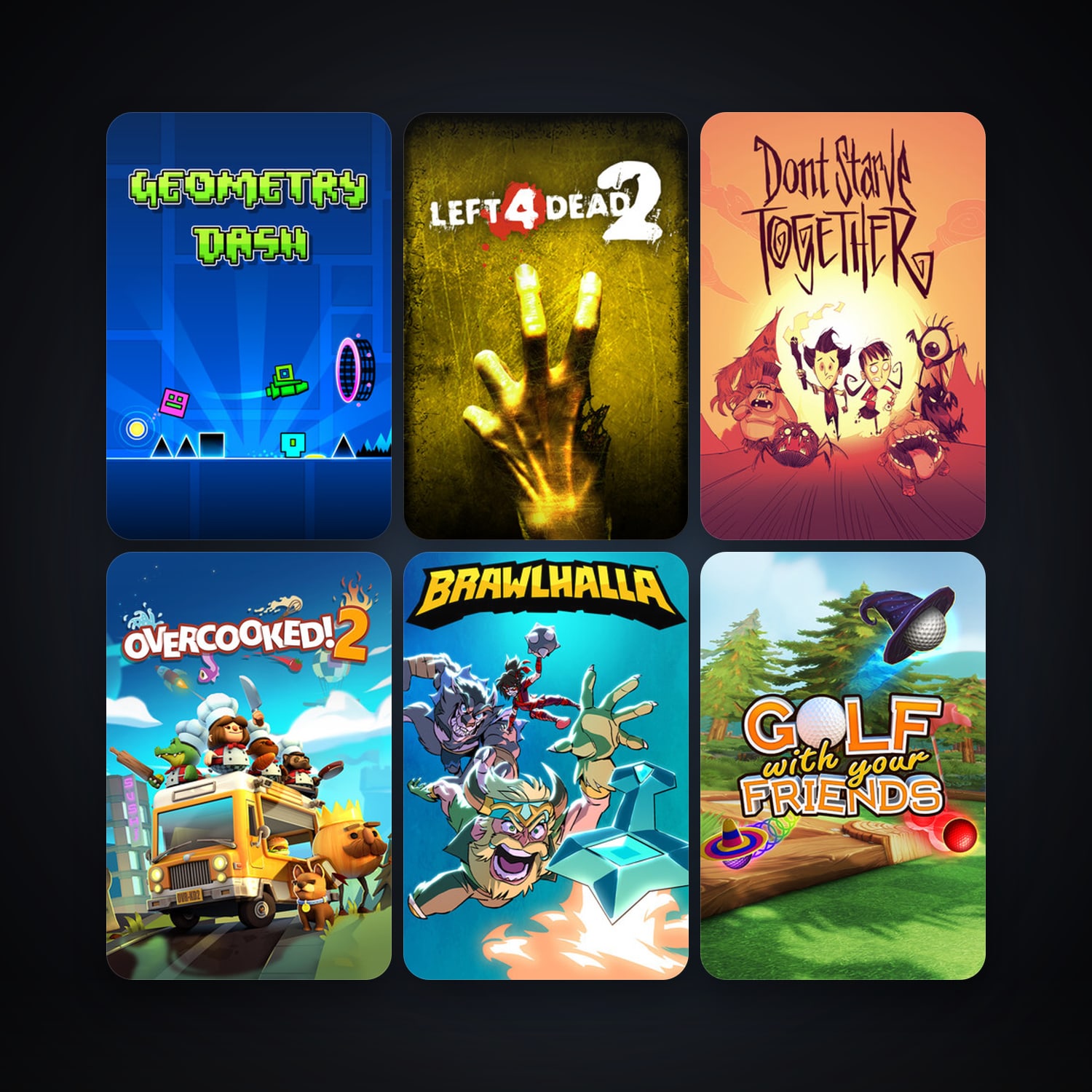 Left 4 Dead 2 + Rayman Origins, 12 games, clean — HabibiAccounts