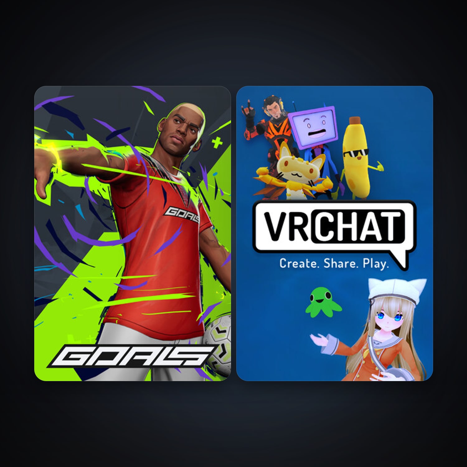 VRChat + GOALS, 3 games, clean — HabibiAccounts