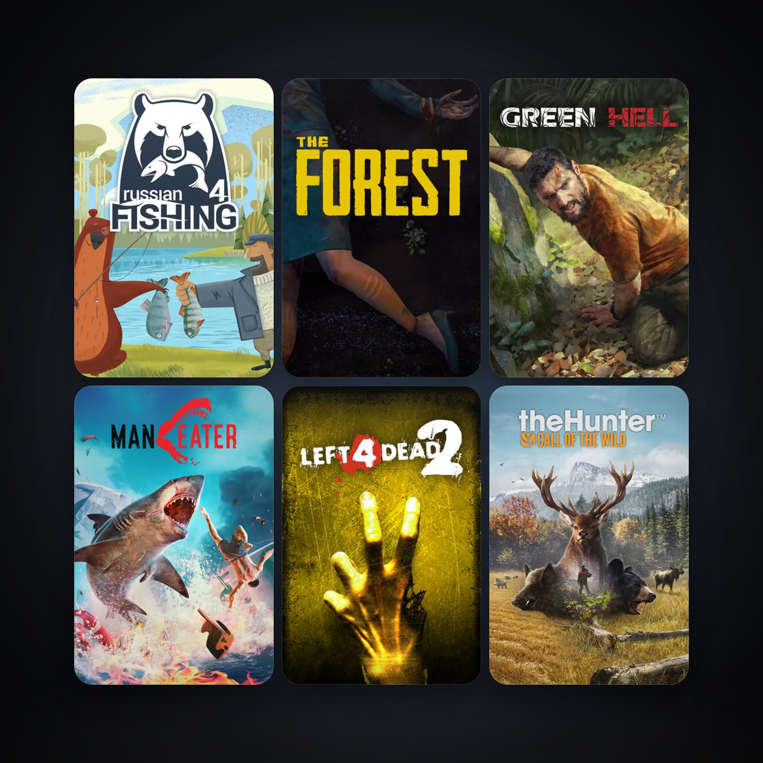 Left 4 Dead 2 + The Forest, 14 games, clean — HabibiAccounts