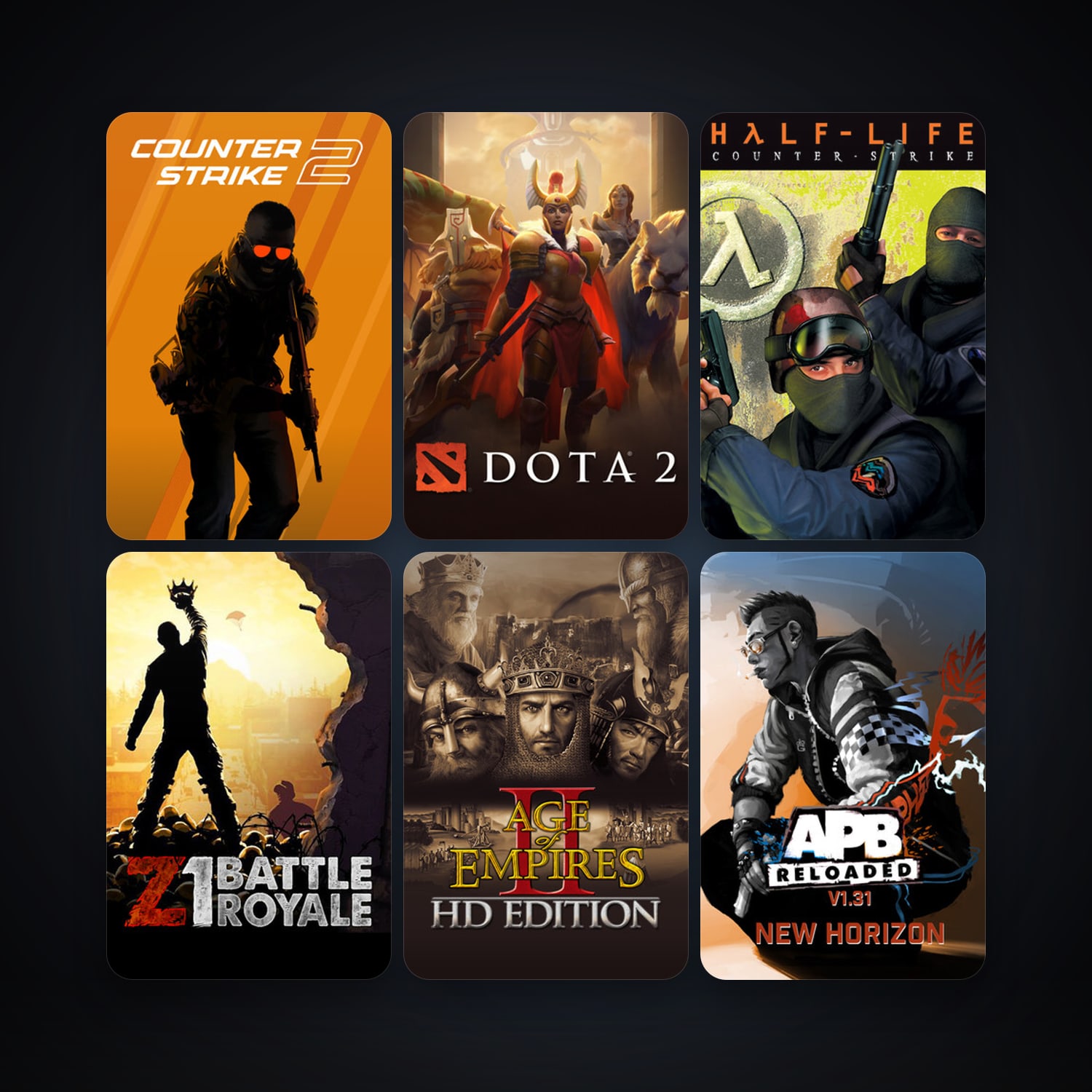 Counter-Strike + Left 4 Dead 2, 14 games, Steam 10, clean — HabibiAccounts