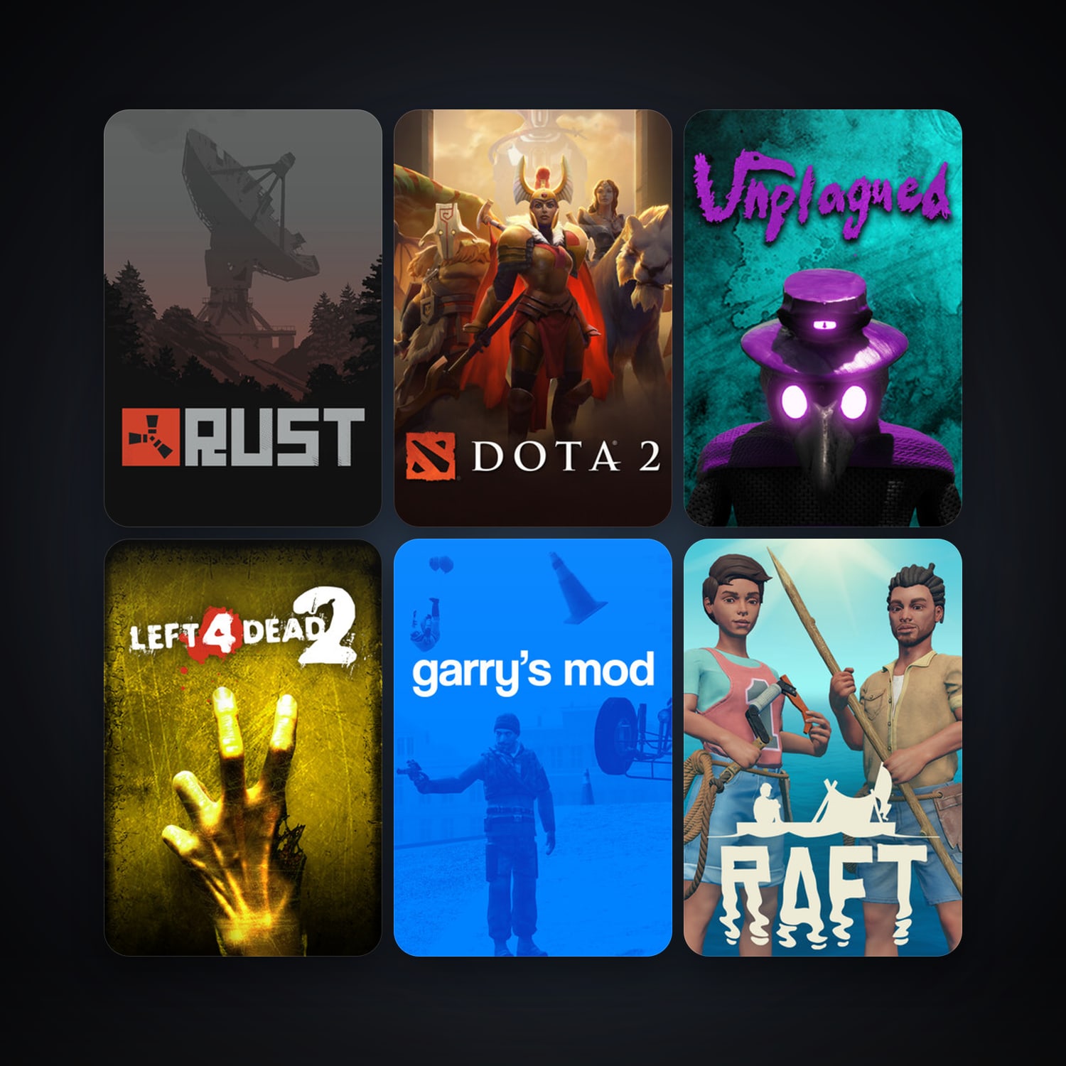 Left 4 Dead 2 + Dota 2, 43 games, clean — HabibiAccounts