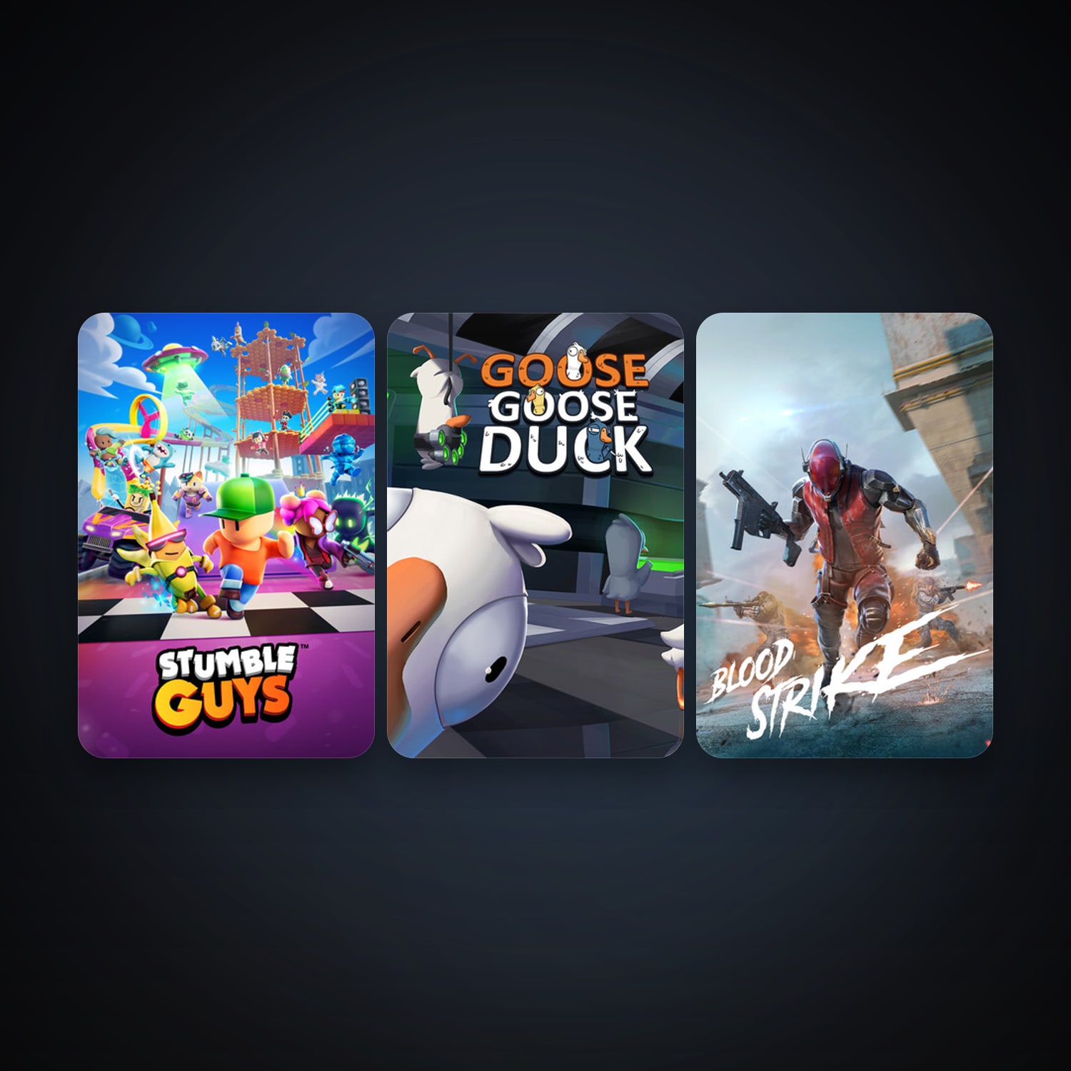 Goose Goose Duck + Stumble Guys, 8 games, clean — HabibiAccounts